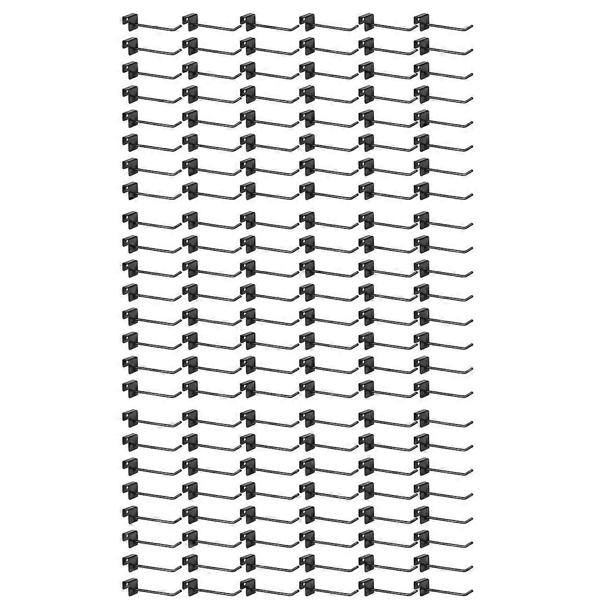 48 Pcs Gridwall Hooks 4 Inch Panel Hanger Square Tube Hooks