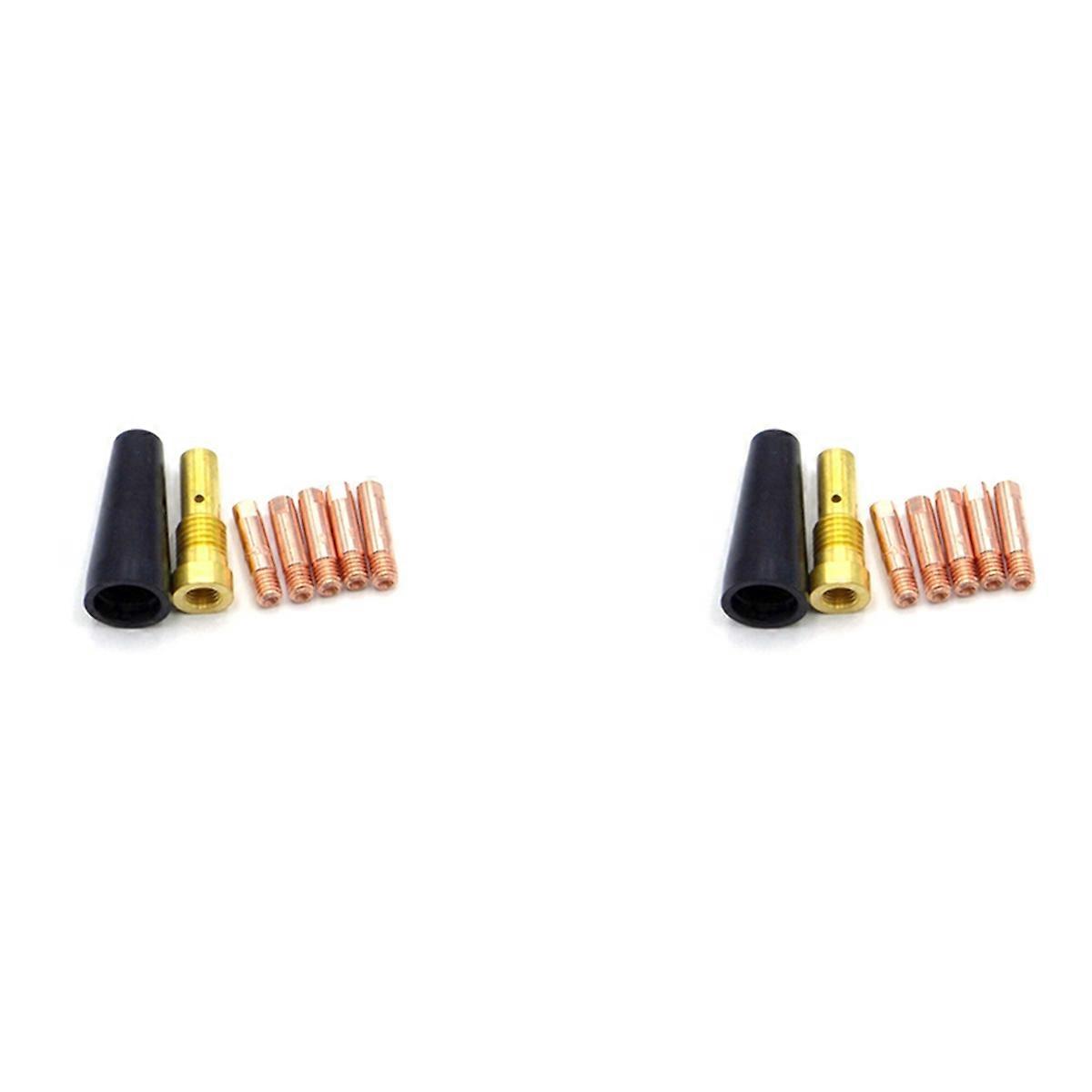 14Pcs Gasless Nozzle Tips for FC90 Flux-Cored Wire Feed 0.9mm FC90 MIG Welder Welding Tools