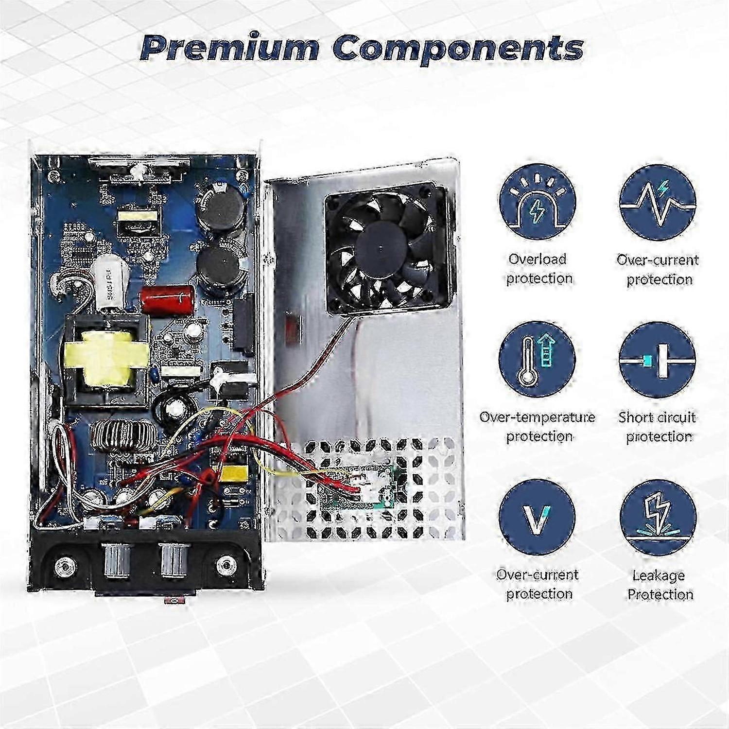 AC to DC Converter 60V DC Power Supply Adjustable 0-60V 0-10A SMPS Max 600W Switching Power Supply