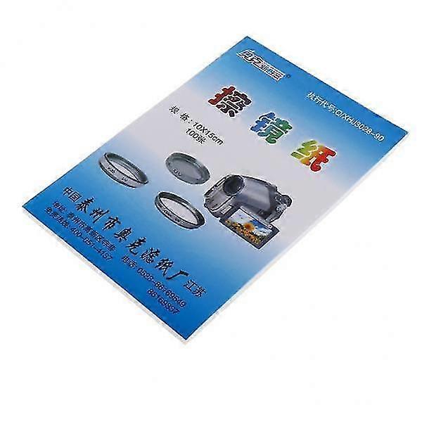 2x100 Pieces Sheets Soft Camera Lens Microscopes Eyeglasses Lens Paper