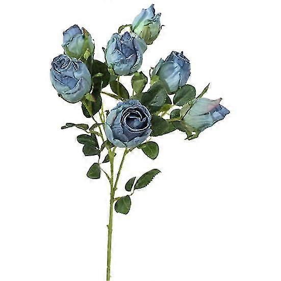 1 Bouquet Faux Silk Flower Retro Realistic Portable Practical No Withering Rose Artificial Wedding Supplies