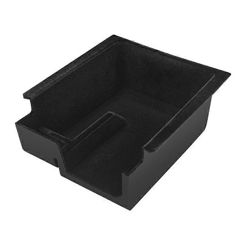 For Tesla Model 3/Y ABS+Flocking Car Center Control Trash Can Bin Organizer Storage Box Garbage Container