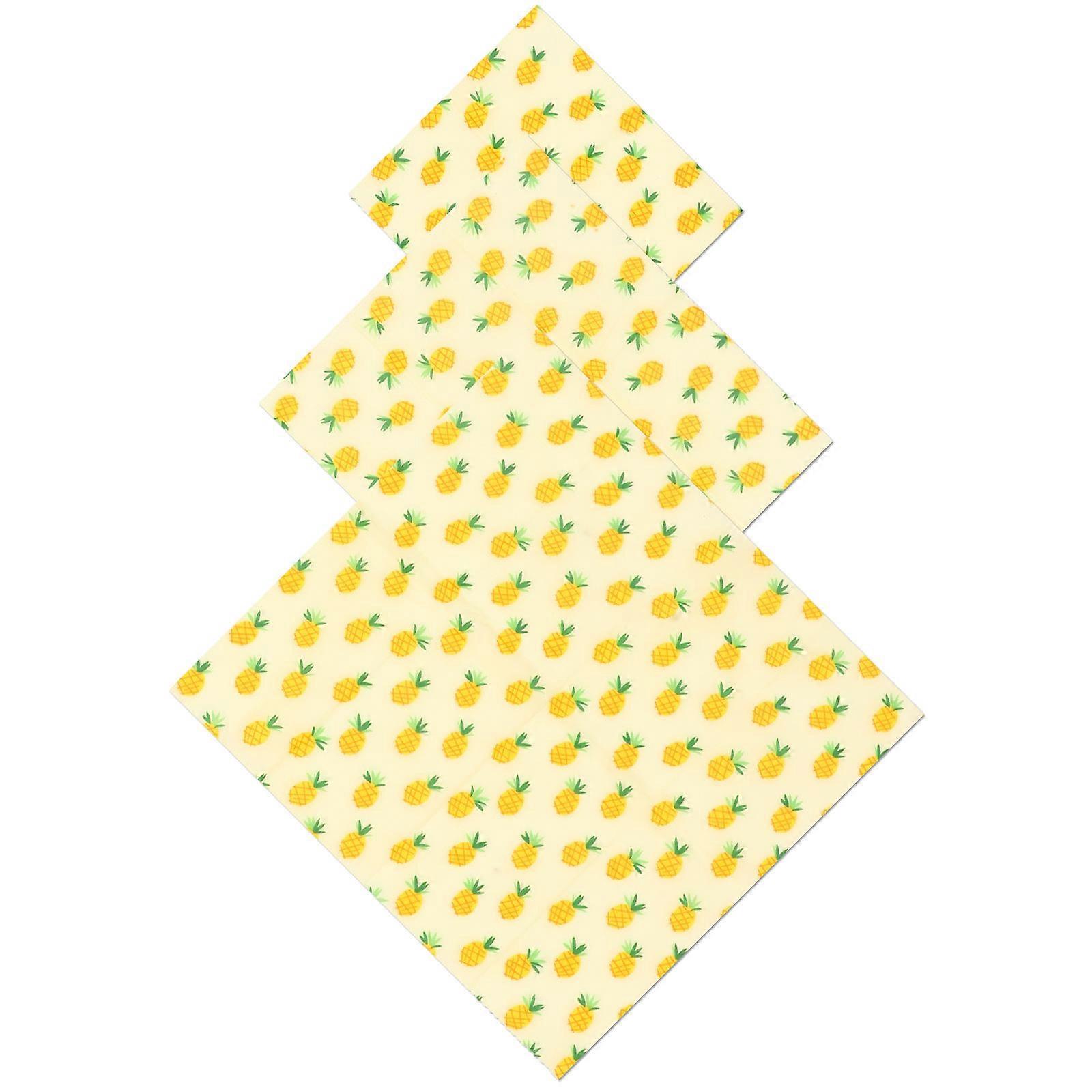 Food Packaging Paper Beeswax Wraps General Users Picnics Reusable Wax Paper 33x36cm 3 Sheets
