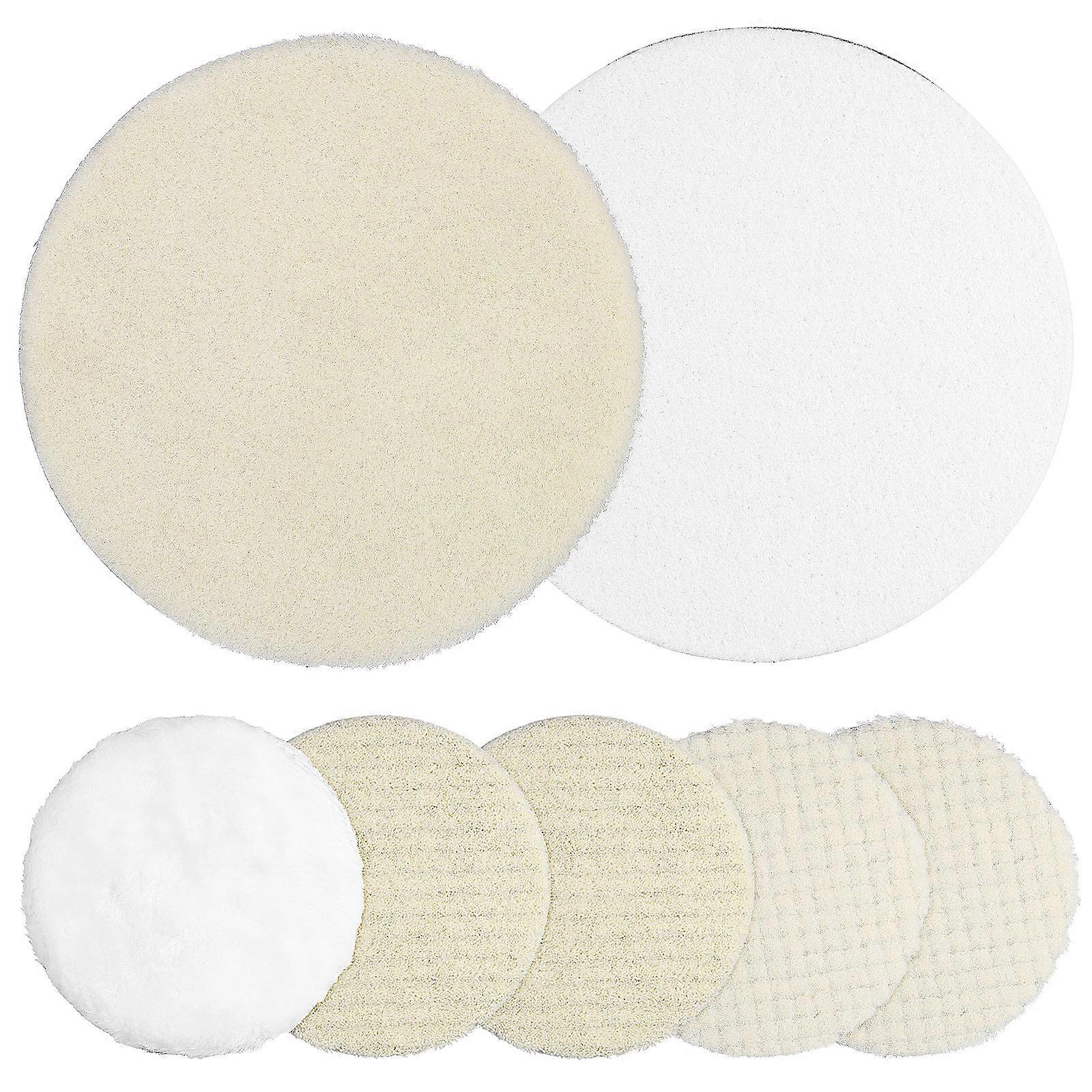 Polishing Wheel Buffing Pads Car Drill Buffer Pads Assorted Colors 7Pcs Car Detailing Kit