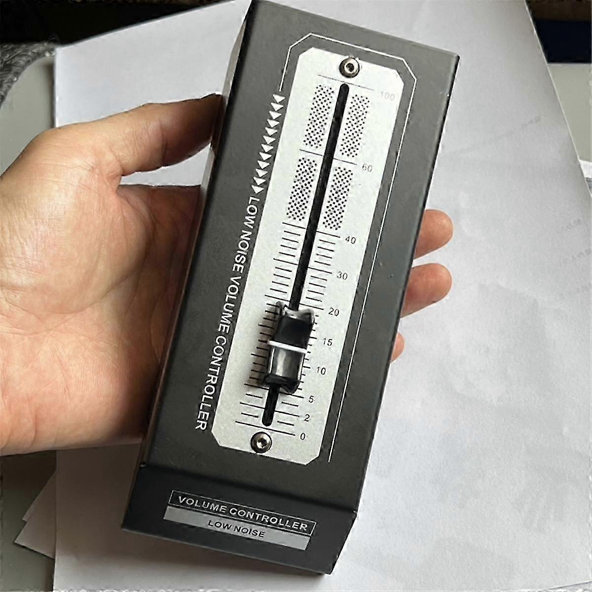 Fader Volume Adjustment Controller Desktop Volume Control 6.5mm Interface for Computer Speaker Ampl