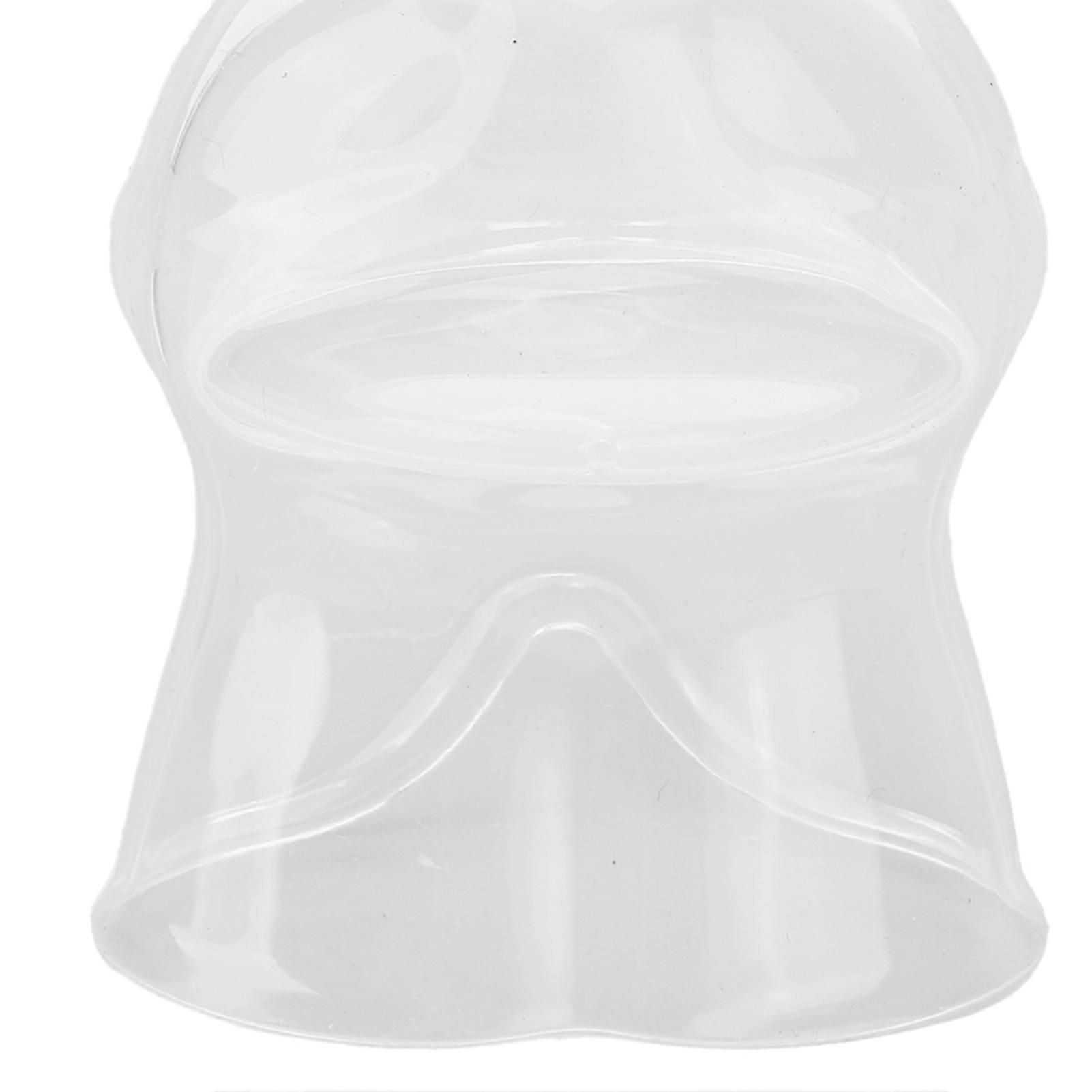 Silicone Tongue Retainer, Portable and Reusable, for Improved Sleep, Transparent