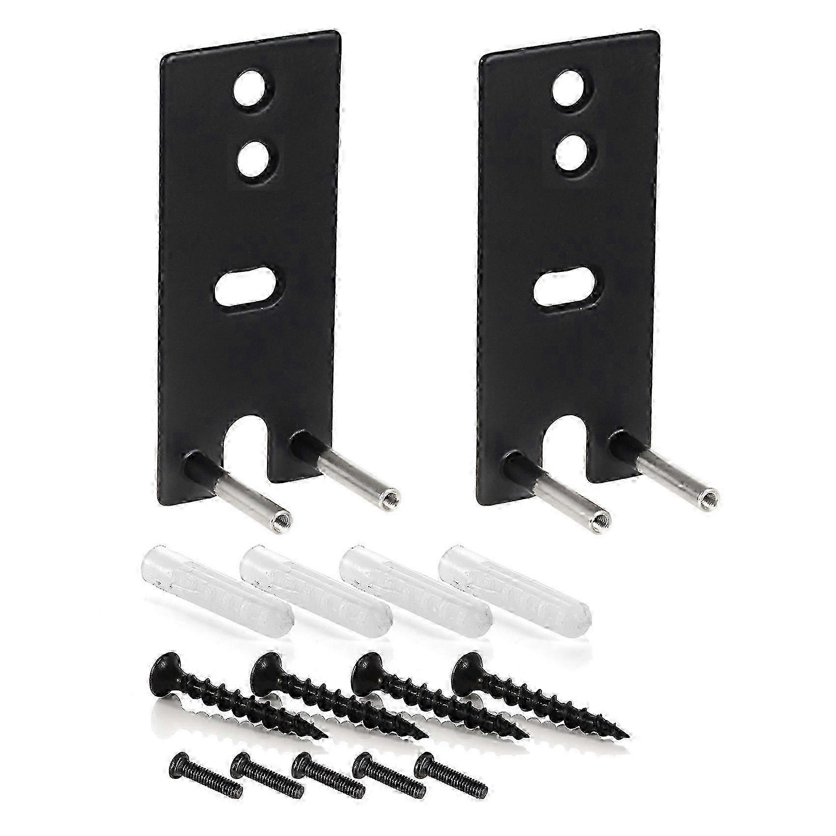 Steel Black Wall Mount Brackets Replacement for Compatible Speakers