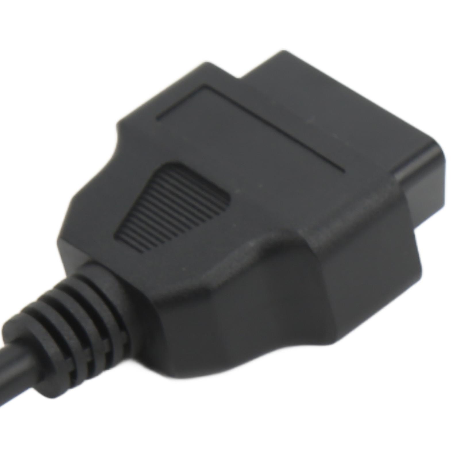 20Pin to 16Pin OBD2 Adapter ABS Heatproof Antiaging Scanner Tool for Car OBDII Scanner