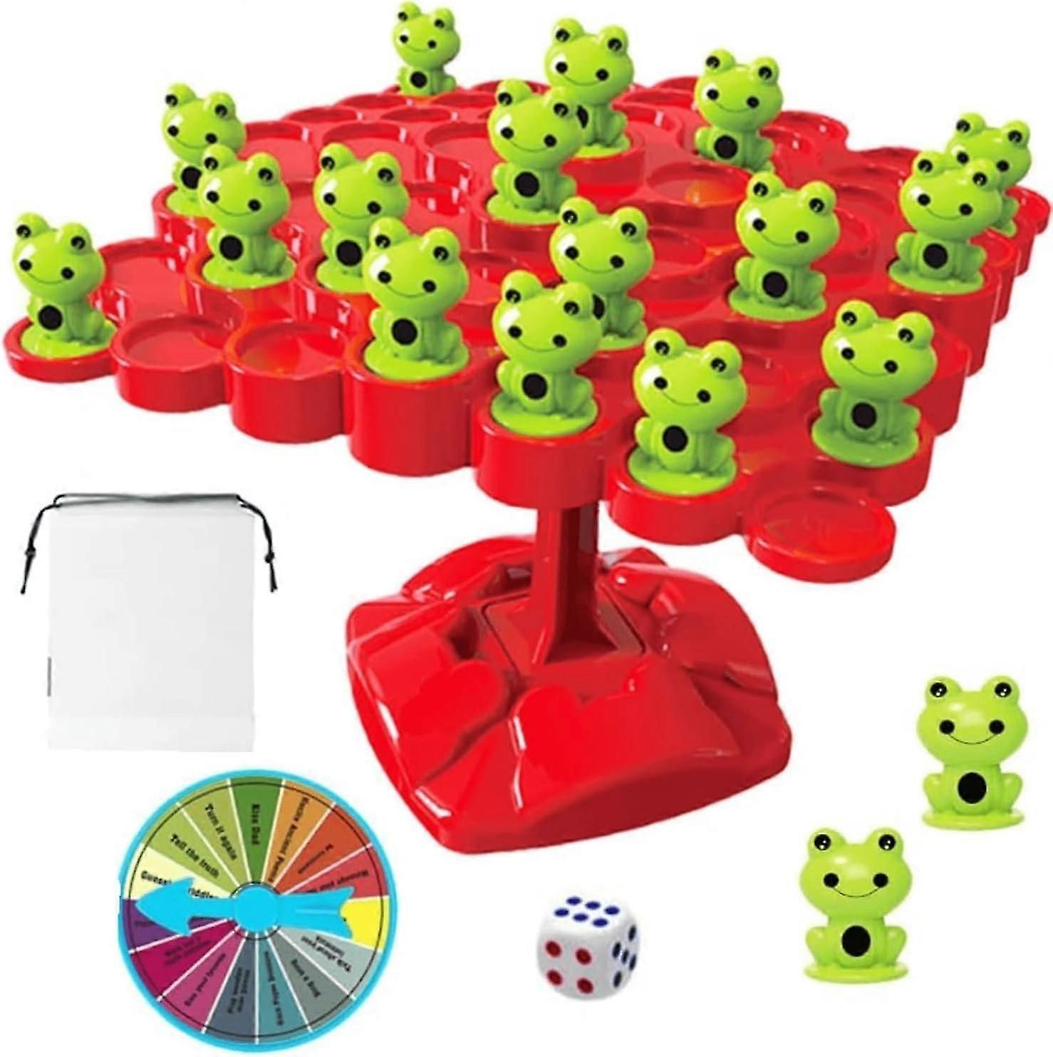 Balanced Tree Frog,Balance Board Game for Kids,Frog Balance Counting Toys,Frog Toy Number Counting Scale,STEM Learning for Teachers and Students,Inter
