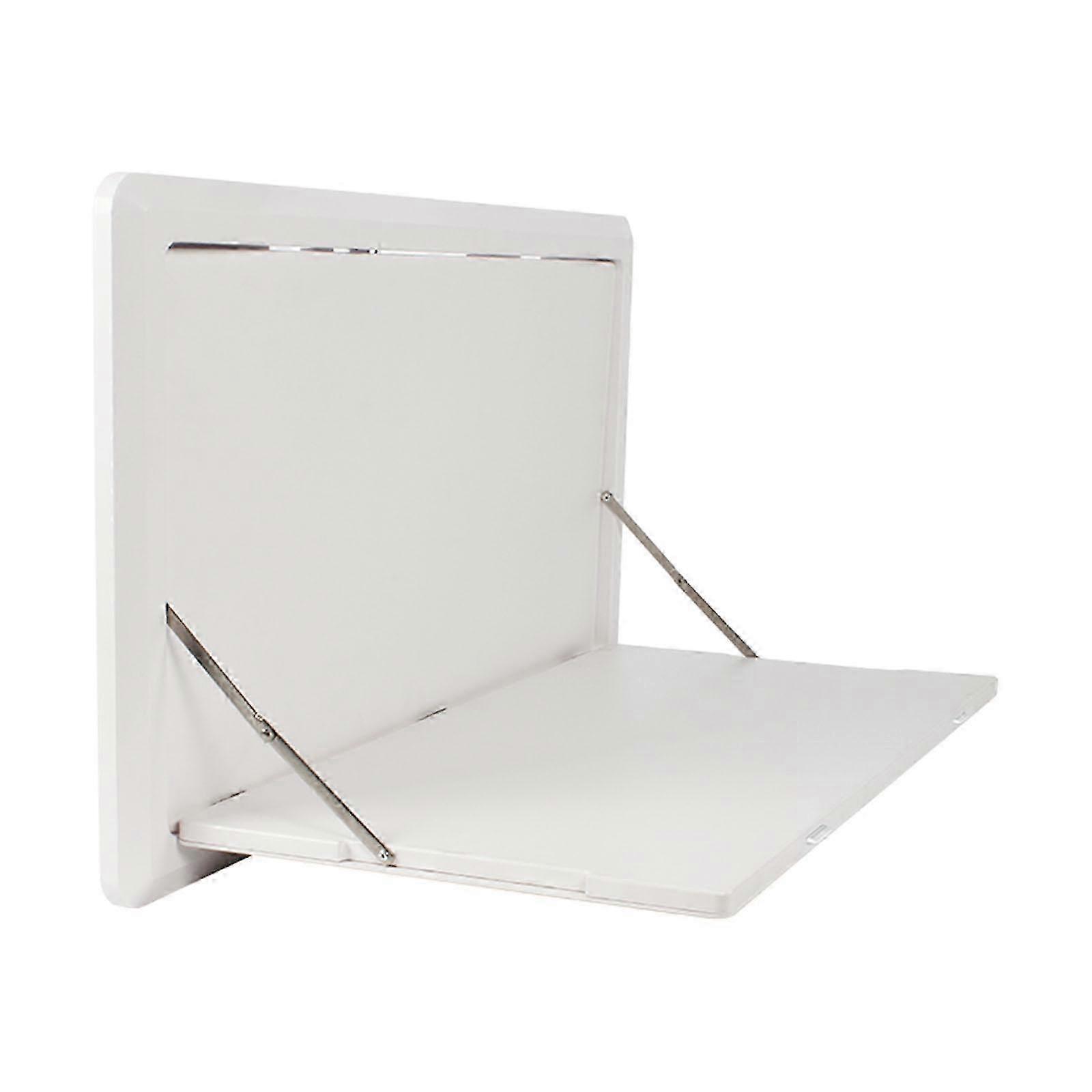 Versatile RV Wall-Mounted Flip Fold Down Table for Workshop, Easy to Install Workbench in Sleek White Finish