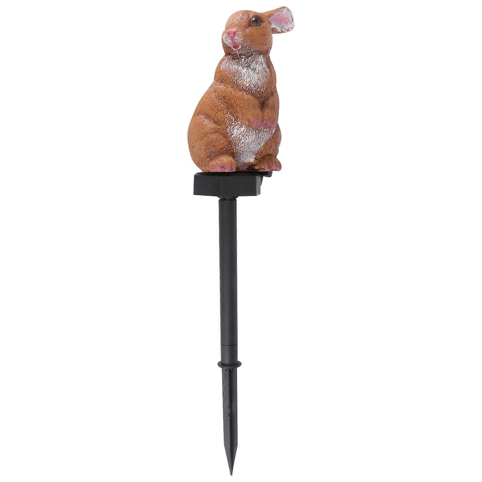 Garden Light Waterproof Rabbit Shaped Outdoor Lighting For Lawn Use 9.00X11.00X45.00cm 1Pc