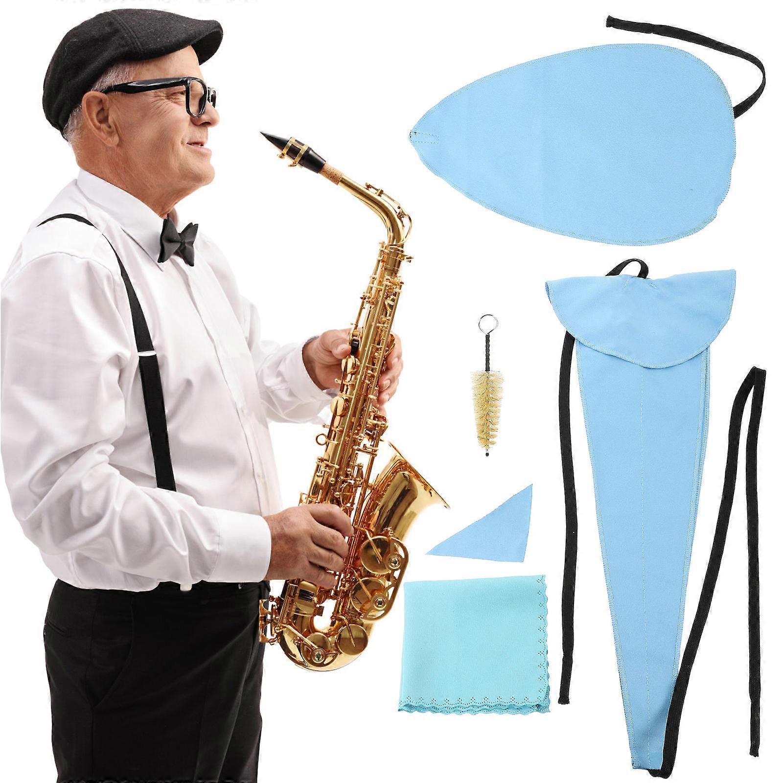 Clarinet Maintenance Tools for Musicians Blue Three-Dimensional Woven Scratch Protection 5Pcs