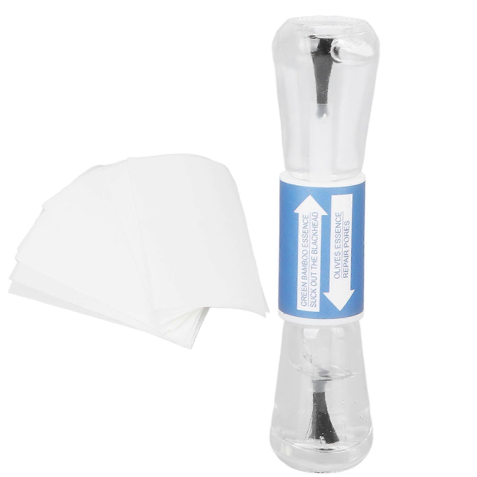 2 in 1 Blackhead Removing Kit Pore Cleansing Shrinking Nose Strip Blackhead Solution Set