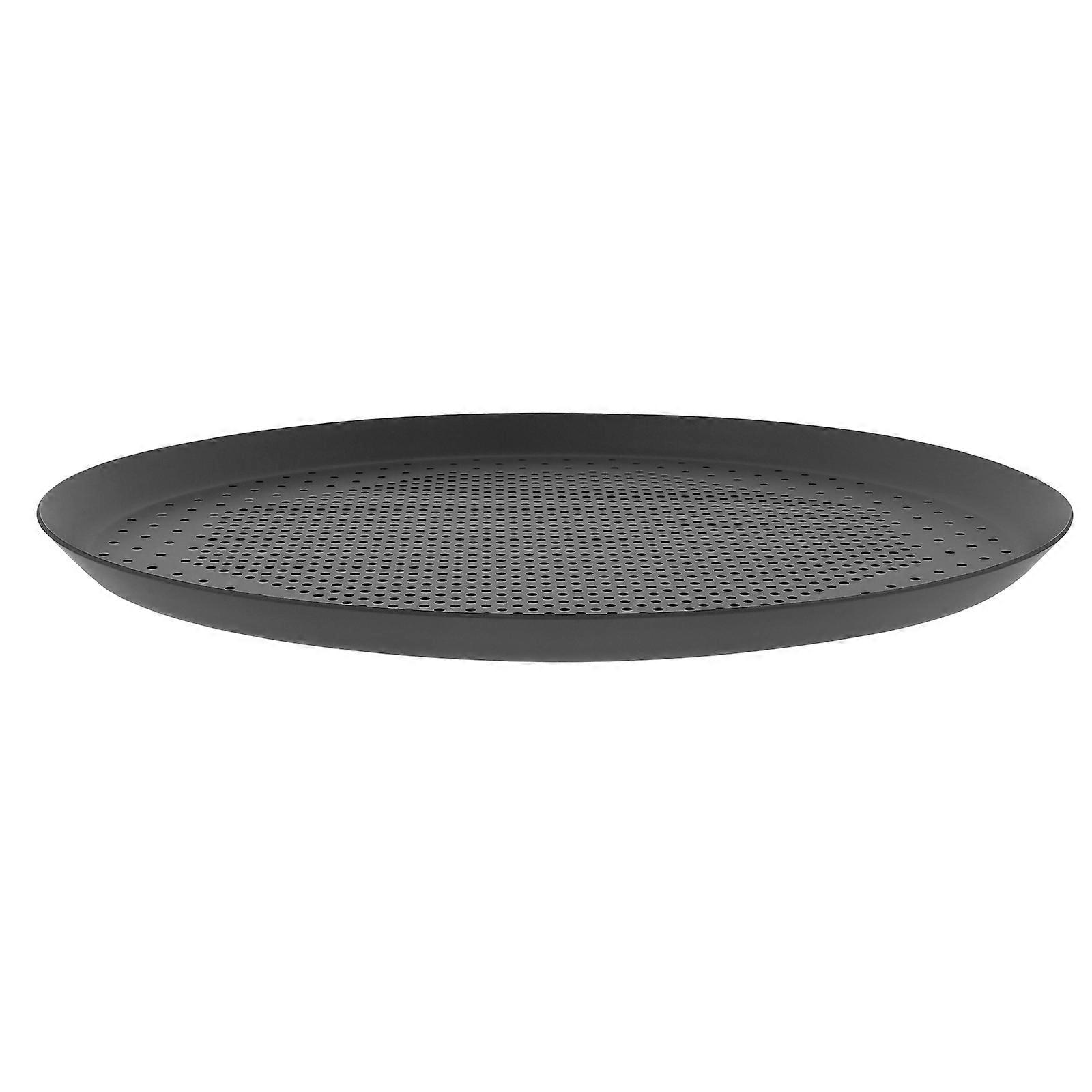 Pizza Pan Nonstick Aluminium Alloy for Baking Dark Grey Round Bakeware