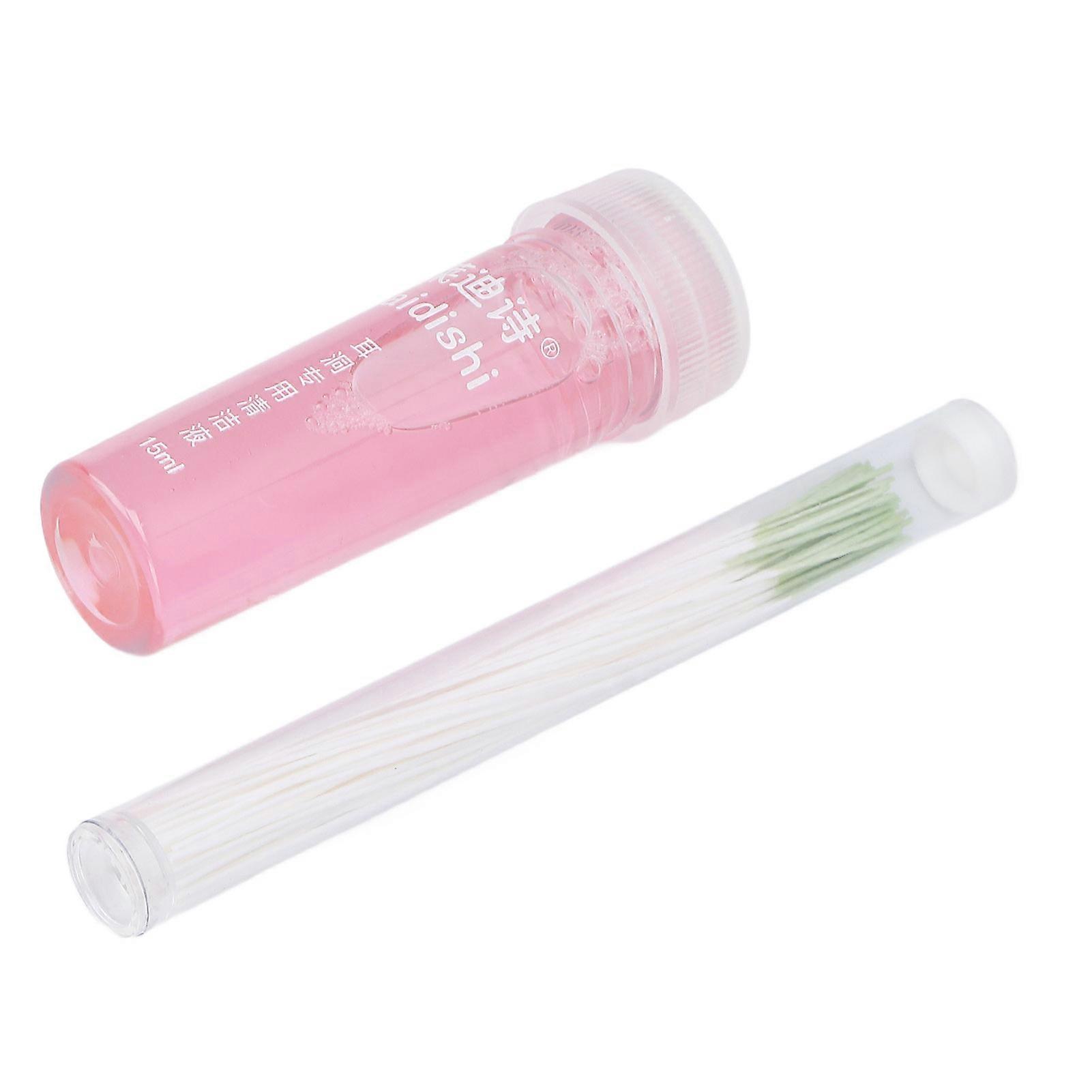 Ear Hole Cleaner Odor Removal Ear Care Kit Piercing Cleaning Line Cleaning Solution Ear Piercing Care Tool 15mlRose