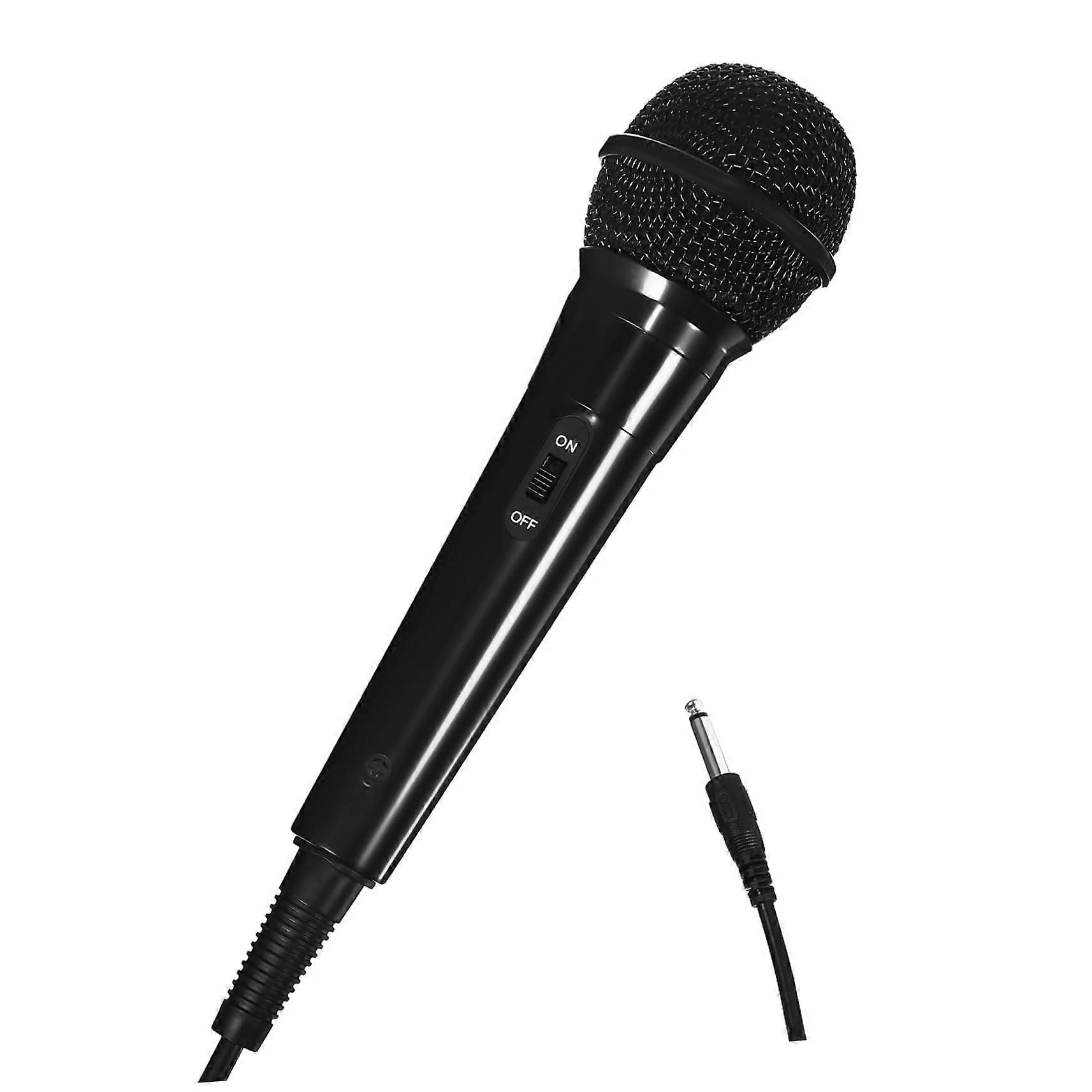 Wired Handheld Dynamic Microphone for High Audio Quality Live Streaming Compatible with Tablets, TVs, and Stereos