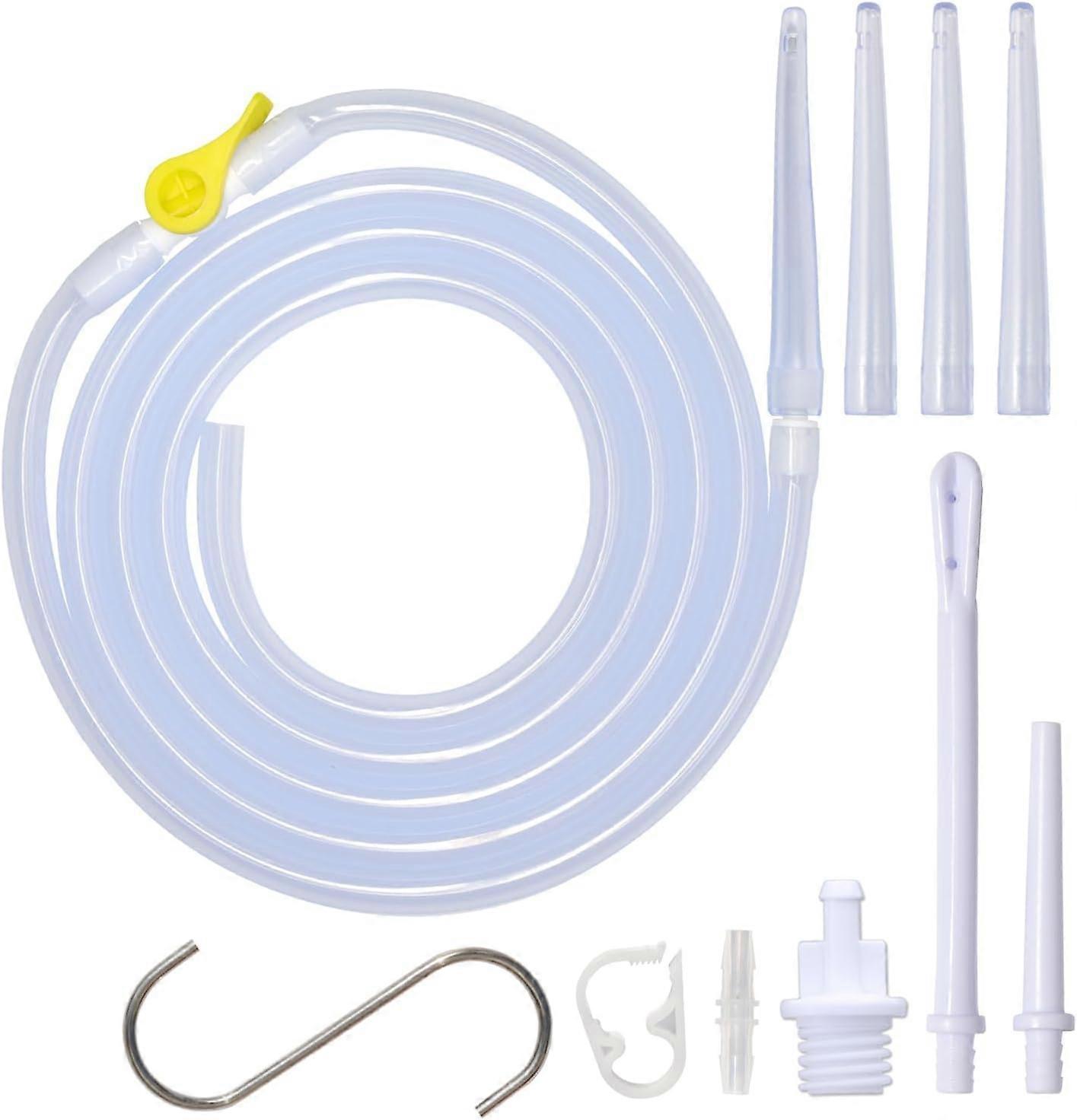 Enema Kit Replacement Part - 6.6ft Silicone Hose With 6