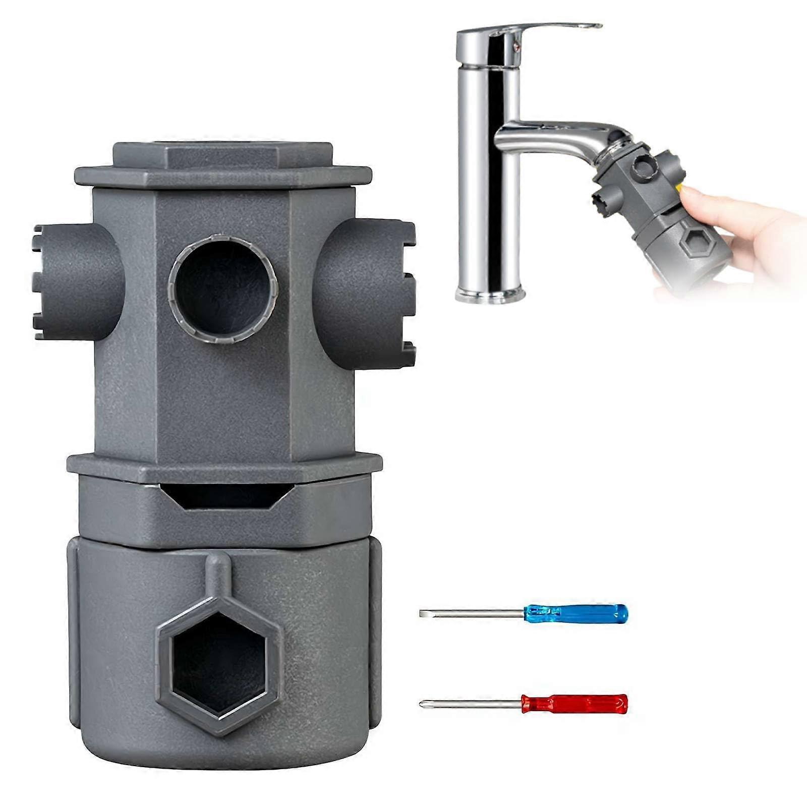 16-In-1 Wrench Tool Set For Faucets, Multifunction Faucet Kit With Two Attachments For Kitchen And Bathroom Faucets