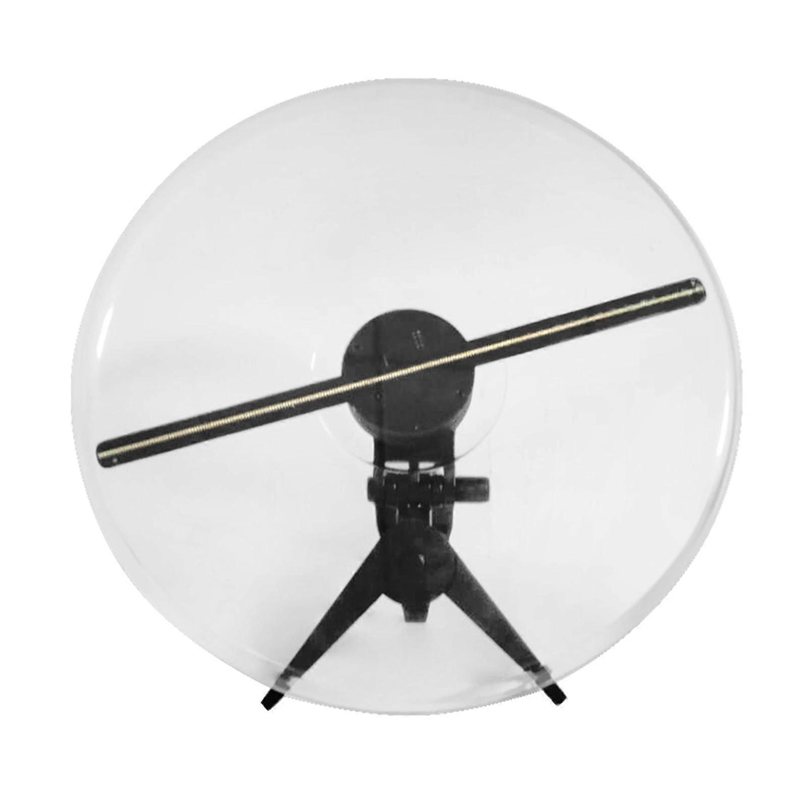 3D Hologram Small Fan 3D Hologram Projector with Cover LED Advertising Display 27cm Holography Advertising Projector Multicolor