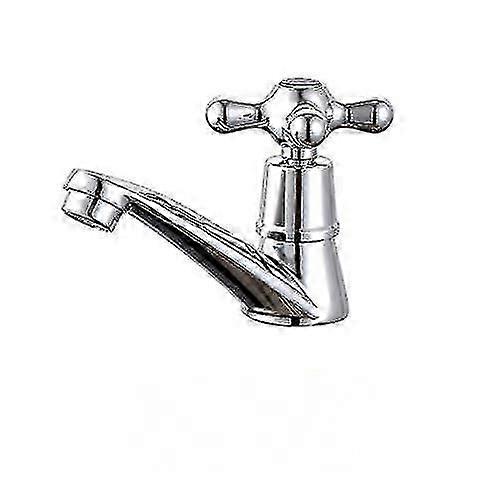 シングル冷たい水の蛇口水の蛇口、シングルコールドタップクロム洗面水タップ、ホームバスルームのトイレシンク盆地の台所