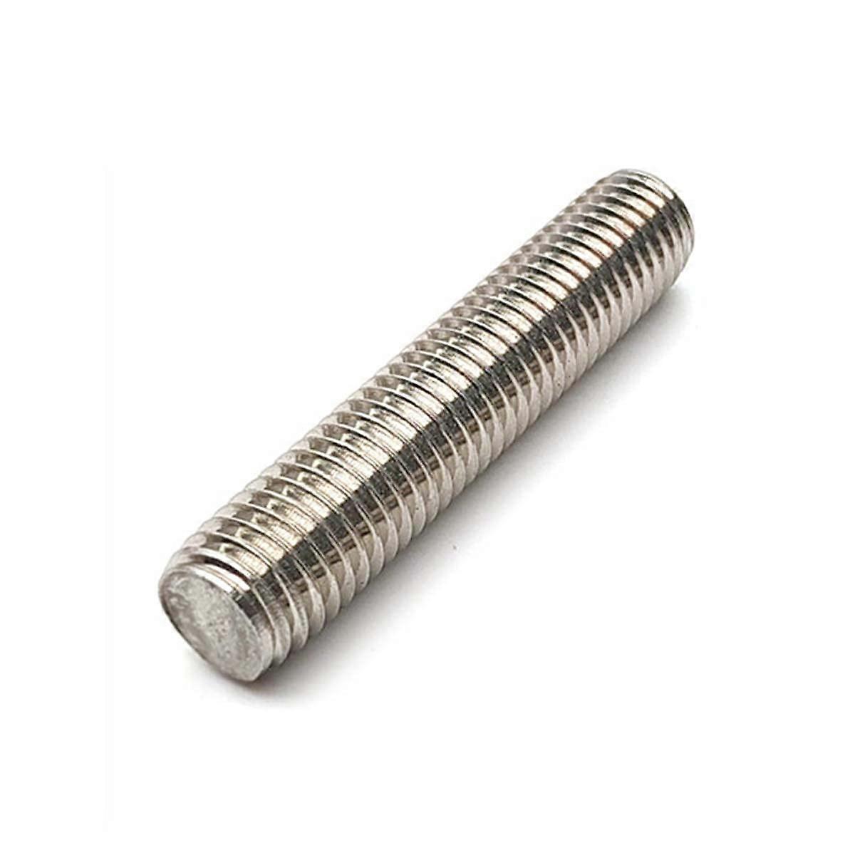 M10 Fully Threaded Rod 304 Stainless Steel, M10 x 140 mm, Compatible with Threaded Nuts and Screws