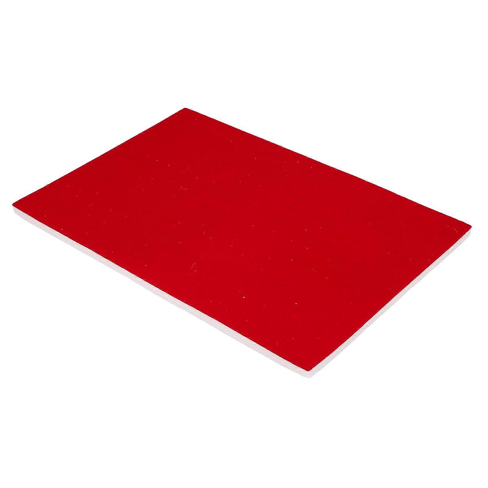 Red Sponge Jewelry Tray Inserts for Earrings and Rings Display Use Compact and Scratch Resistant 7.5 x 5.5 Inches