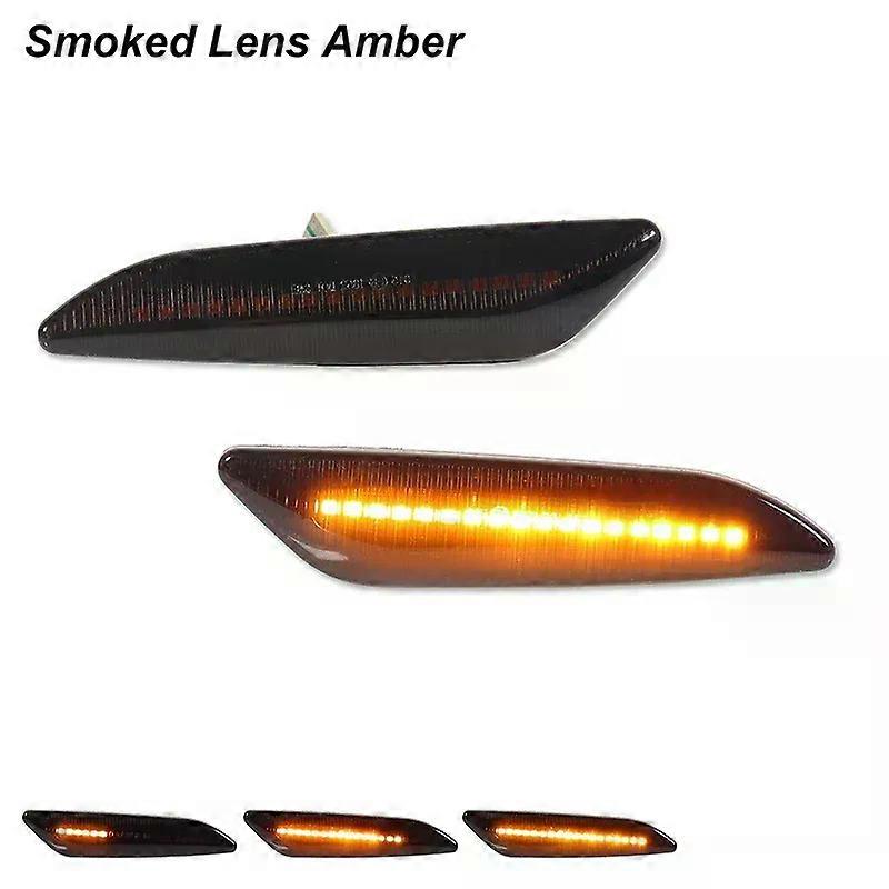 For Fiat Tipo Egea Alfa Romeo 156 147 Chrysler Ypsilon III Lancia Delta Dynamic Led Side Marker Blinker Amber Turn Signal Light