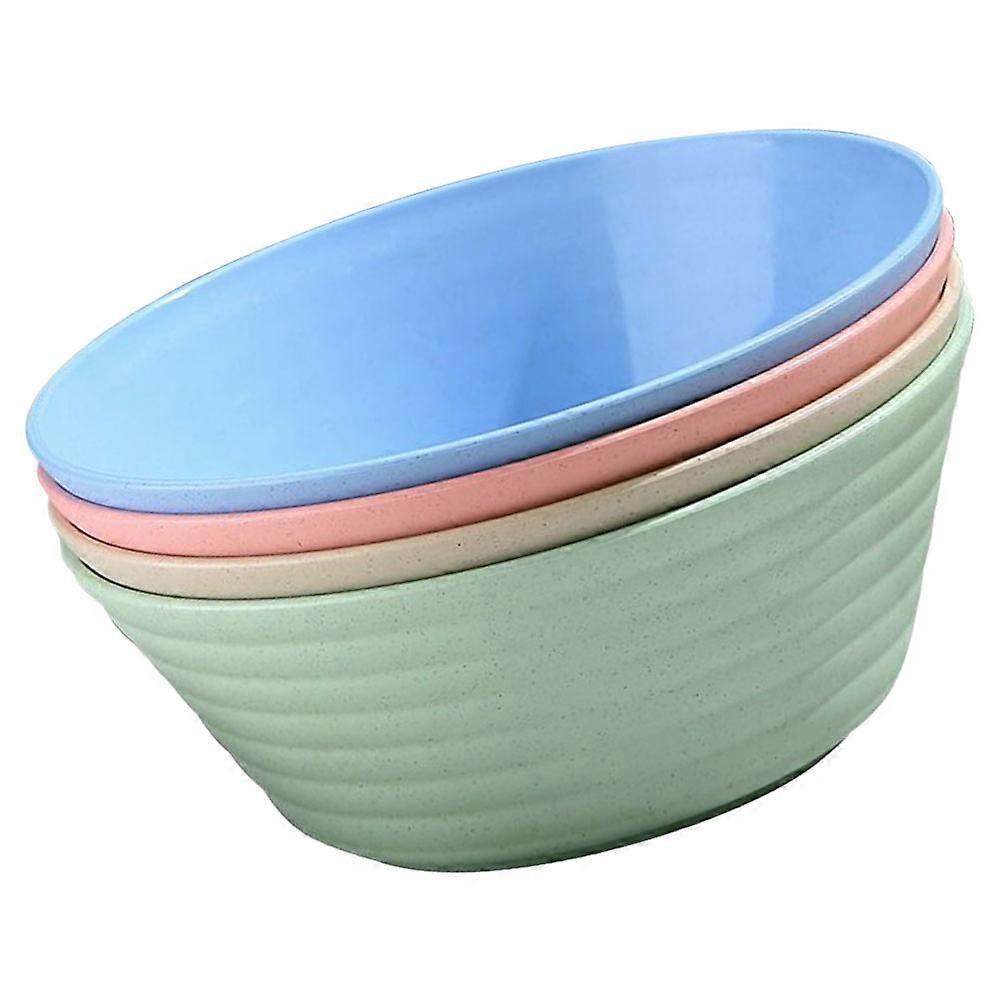 Ramen Bowls with Assorted Colors for Home Use Heat Resistant and PP Material 4 Pieces