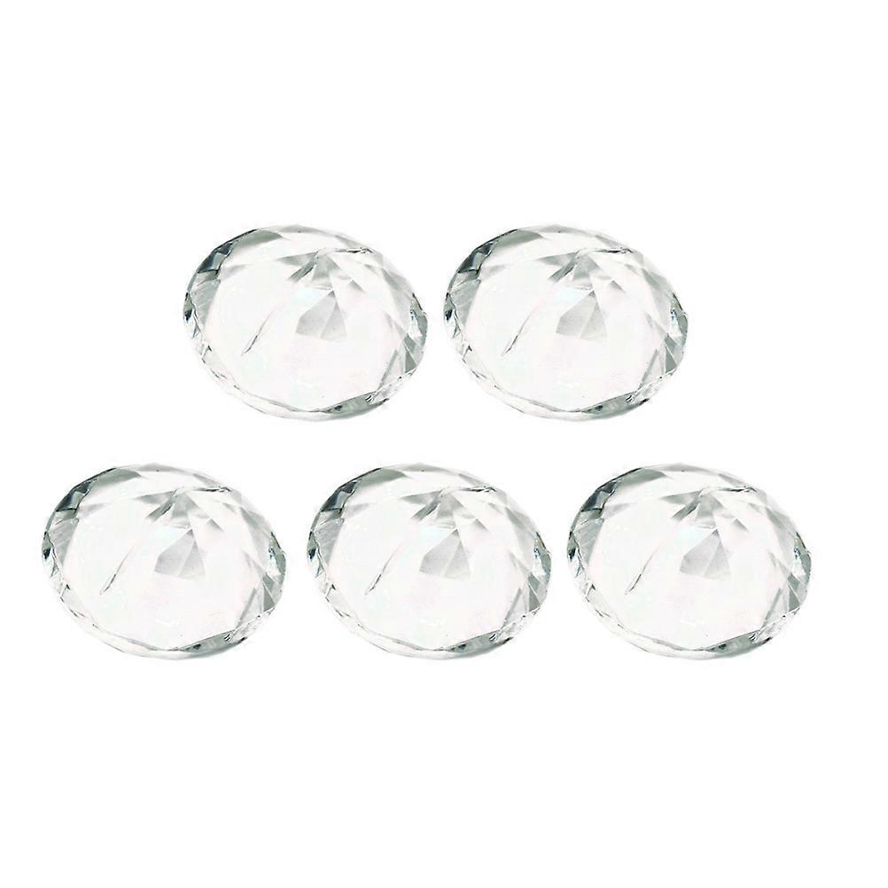 Transparent Business Card Holder for Office and Wedding Supplies Multifunctional Diamond Shaped Design 20pcs