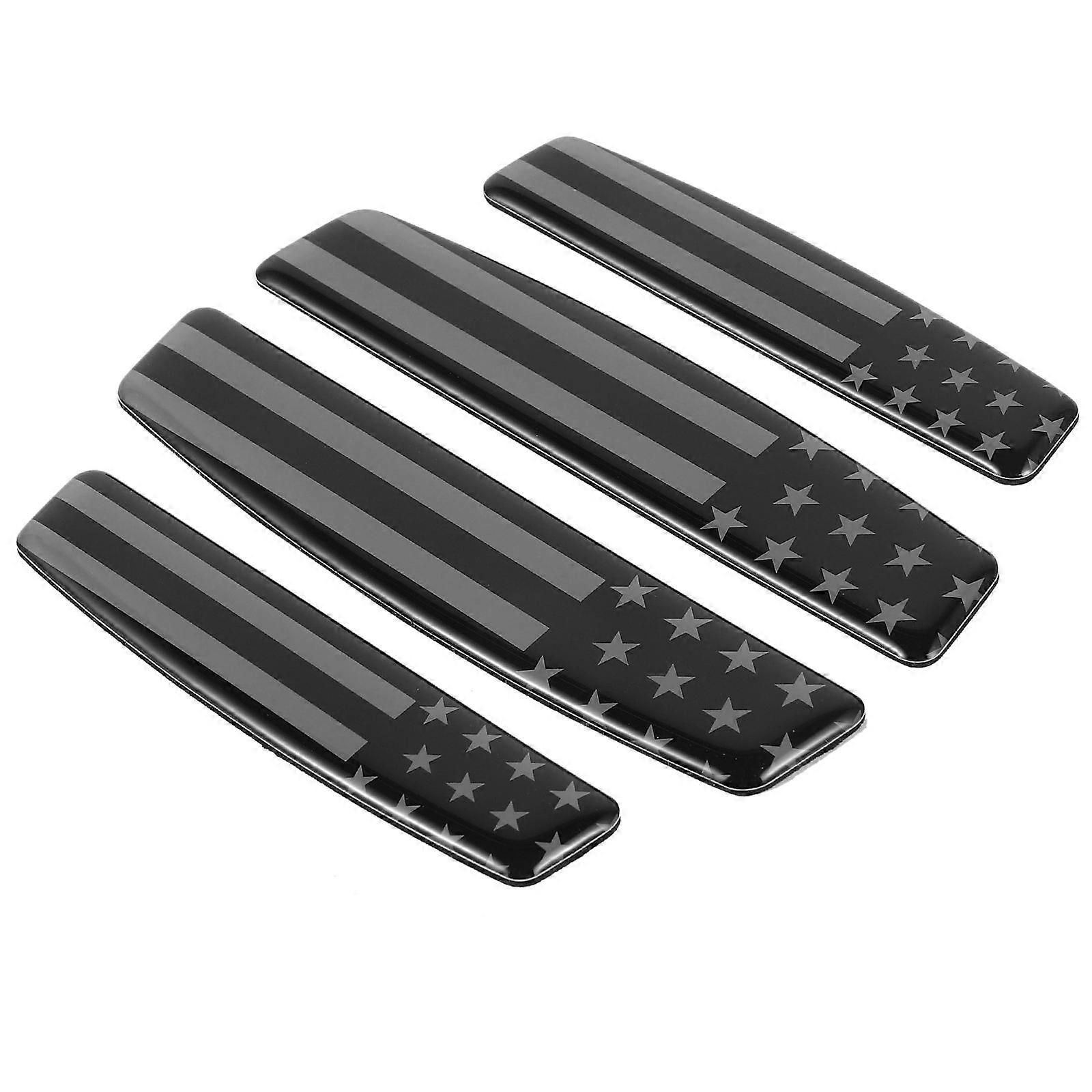 Black Resin Glue Car Door Edge Guards for Scratch Protection and Easy Installation 4pcs Universal Fit