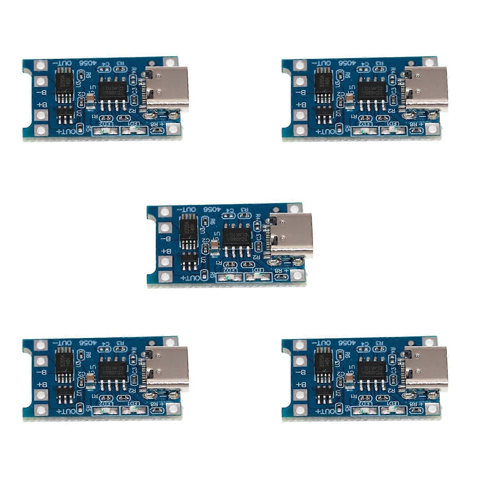 High Efficiency TP4056 1A Battery Charging Board Type C Port And Integrated Safety Features Multicolor