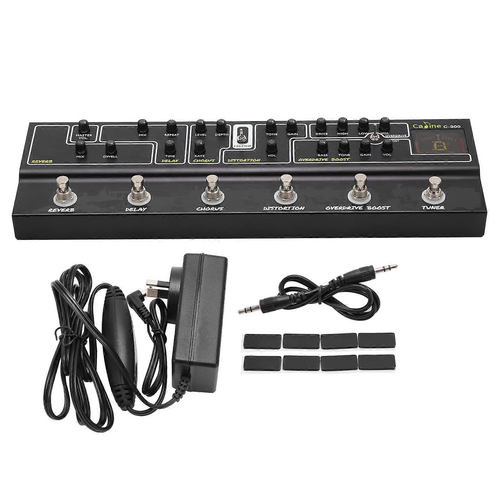 Guitar Effect Pedal Electric Processor Multiple Mode Instrument Tool  C300