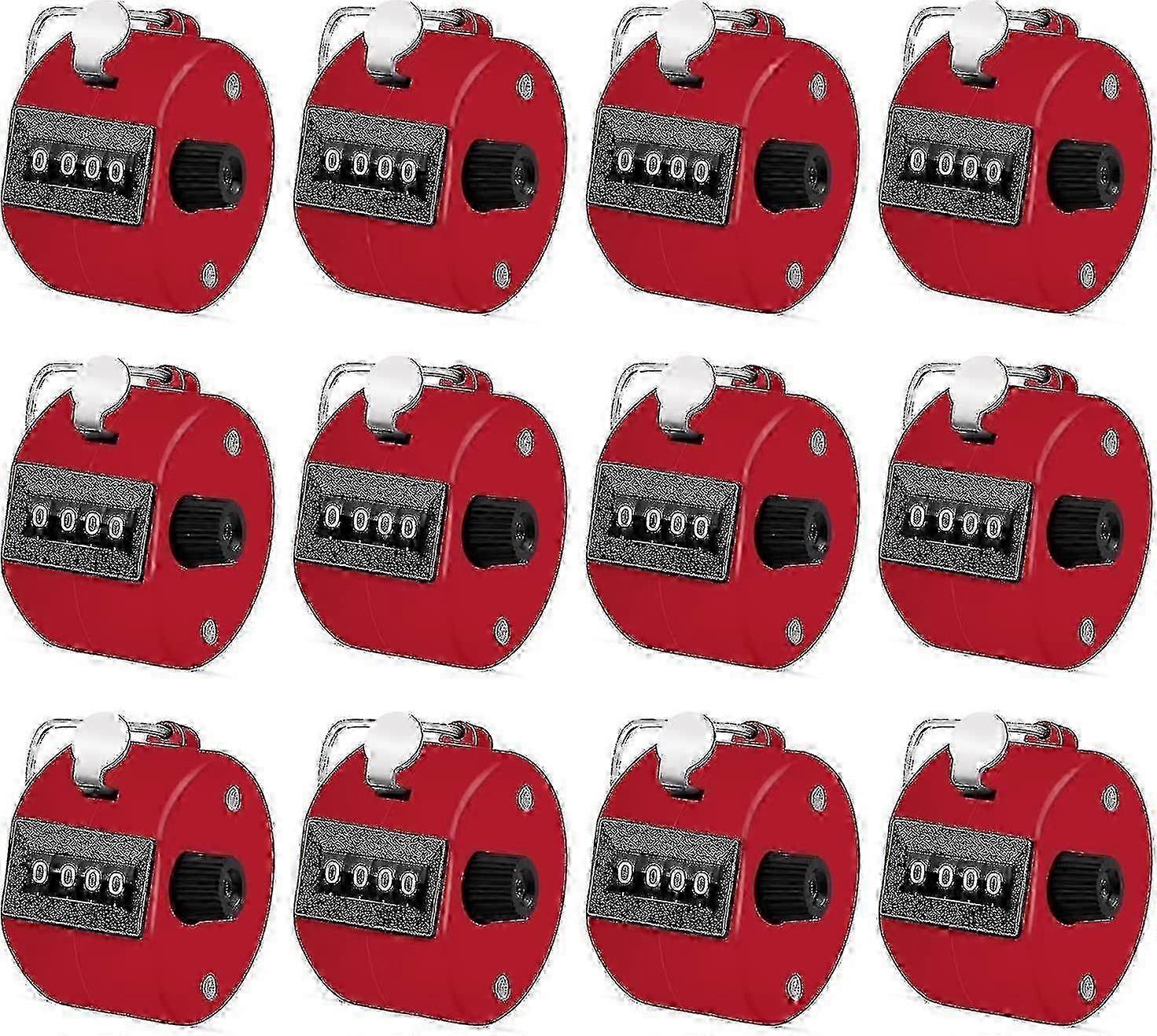 Practical 12-Pack Handheld Counting Devices - Mechanical Tally Counters for Sports & Crafts