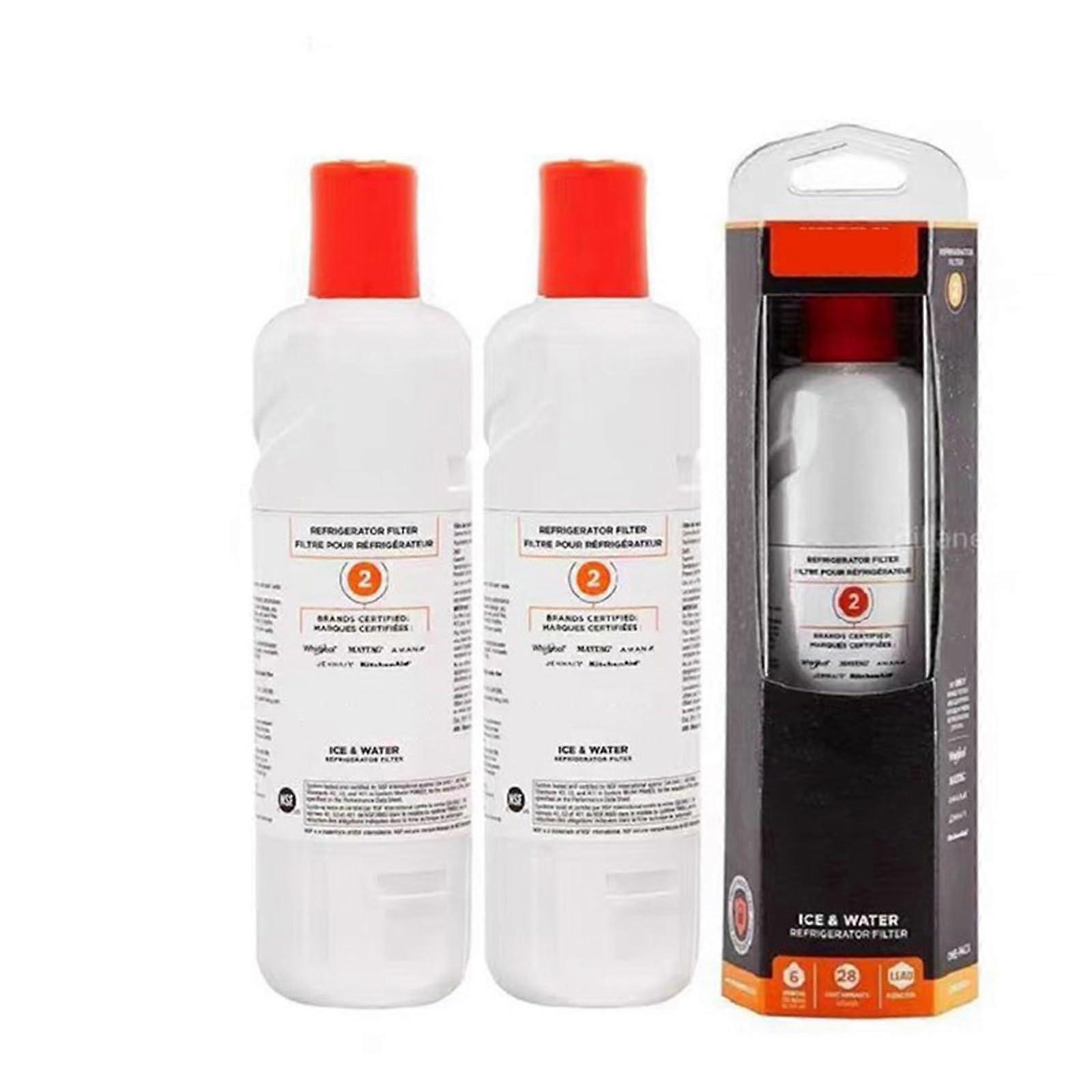 compatible with Everydrop, EDR2RXD1 refrigerator, Whirlpool, ice and water filter 2 (2pcs)
