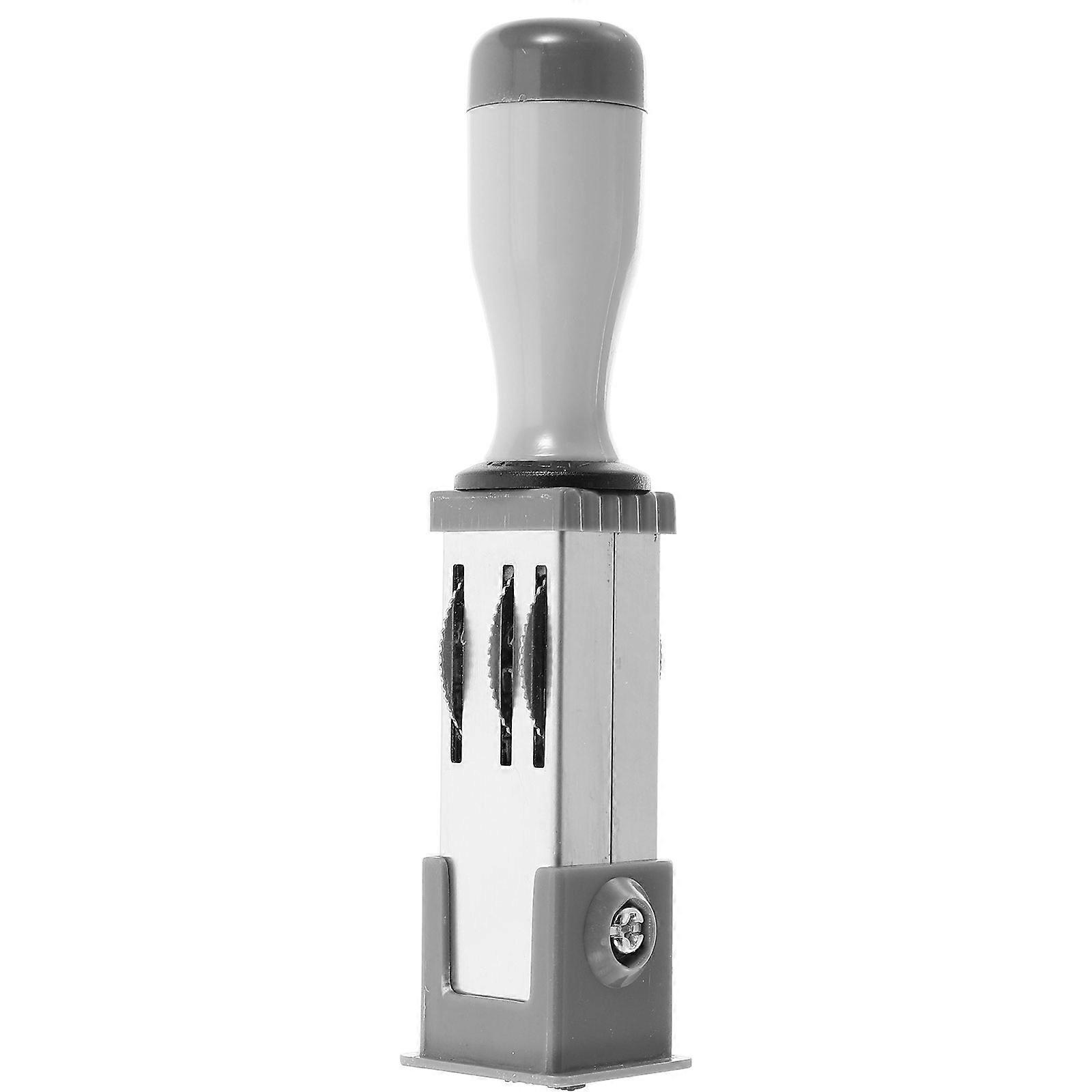 Mini Self Inking Date Stamp Handheld Date Stamper Students PP 4.1×0.8×0.8in Date Printing 1Pcs