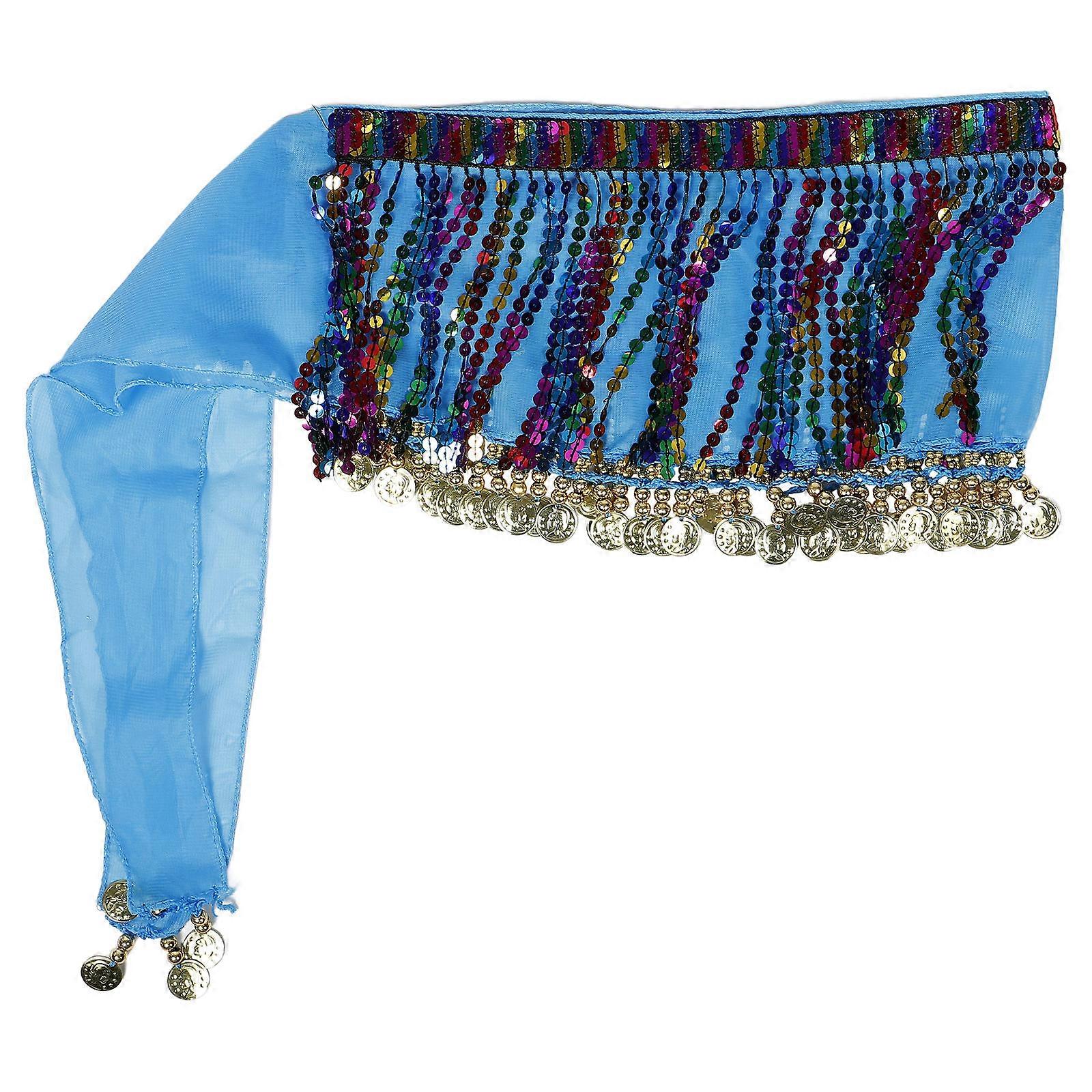 Belly Dancing Accessories Hip Scarf Rectangular Shape Chiffon Material Women Dance Performances 1Pcs