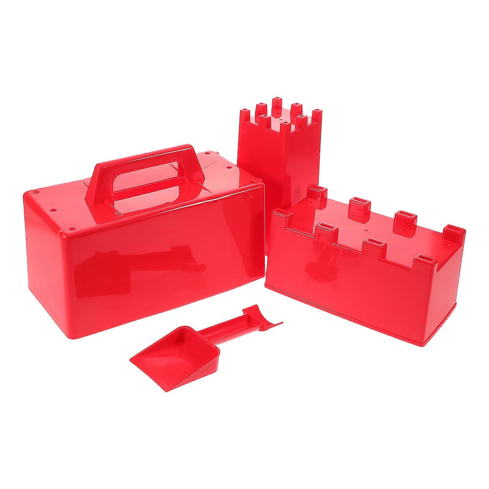 Snow Brick Maker Set with Hand Warming Feature Plastic Snow Play Mold for Winter Outdoor Fort Building for Kids