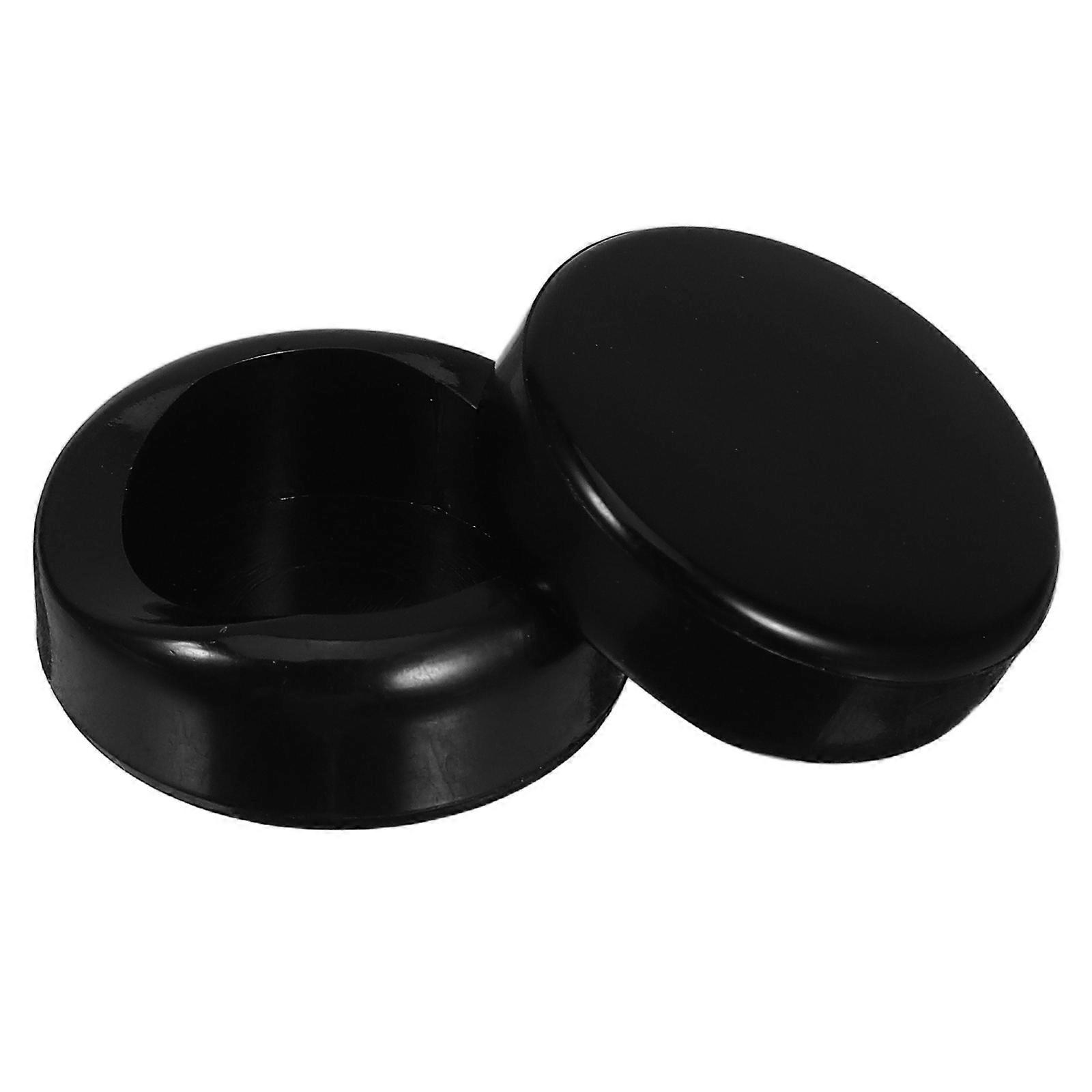 Saxophone Left Hand Rest Cover Black Silicone Precise Positioning Improved Accuracy Wide Compatibility Finger Rest Replacement 2Pcs