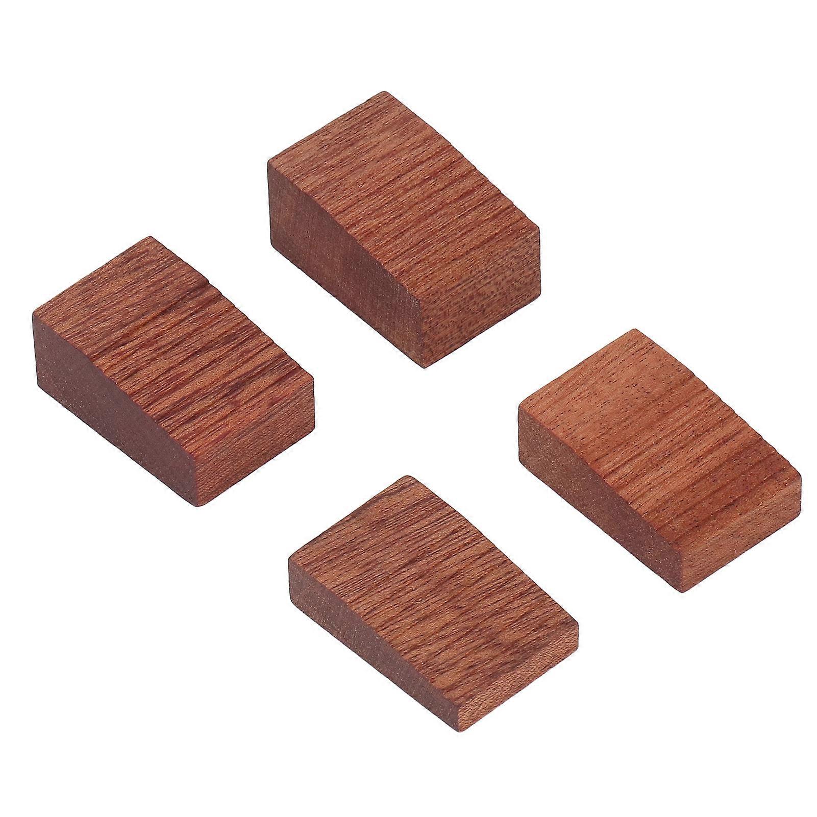 4PCS Floating Tremolo Set Up Block 4 Sizes Mahogany Wood Bridge Floating Tremolo Stopper