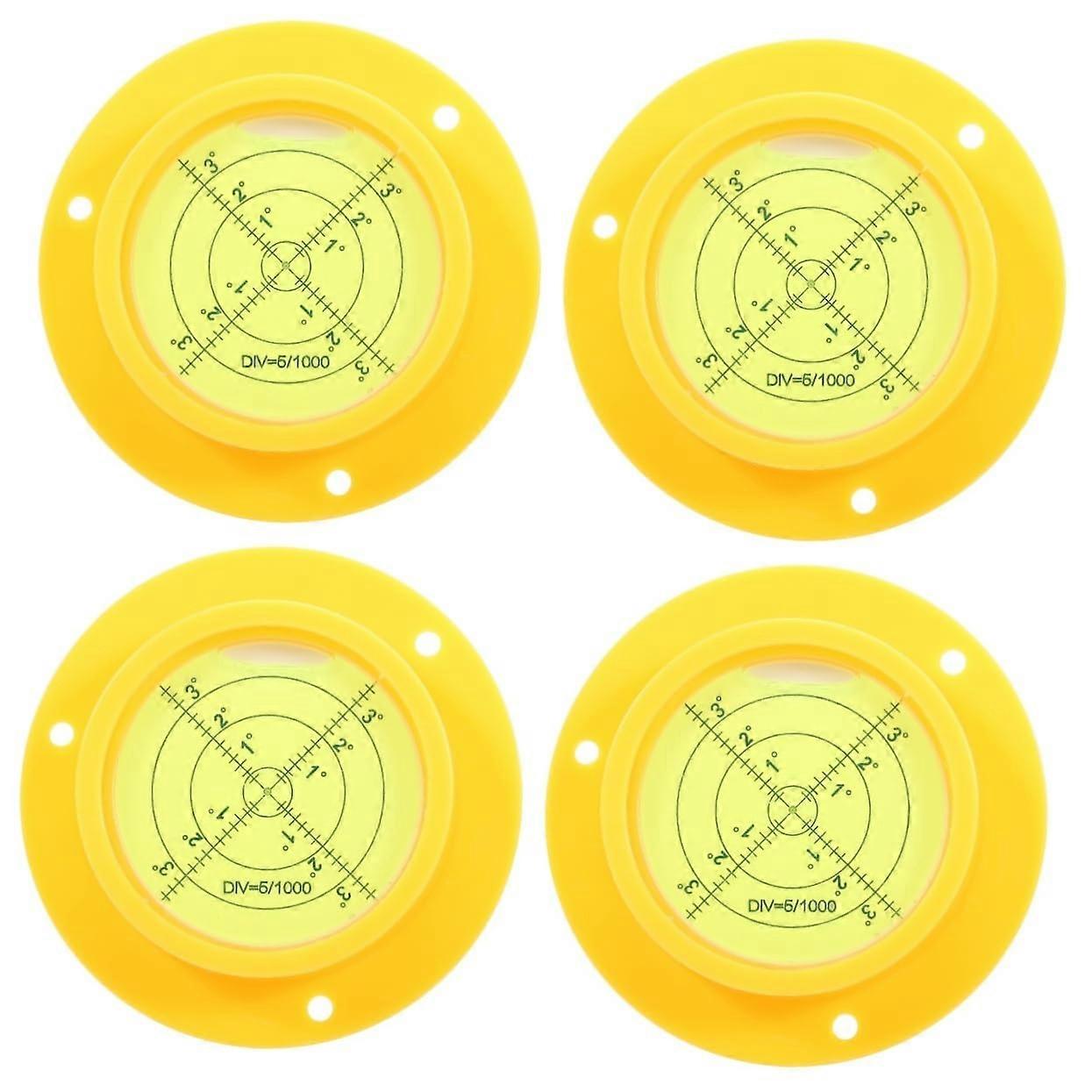 4-Piece Bubble Level Tool Set with Rack Precision Water Level for Refrigerators, Furniture, and Easy Handling