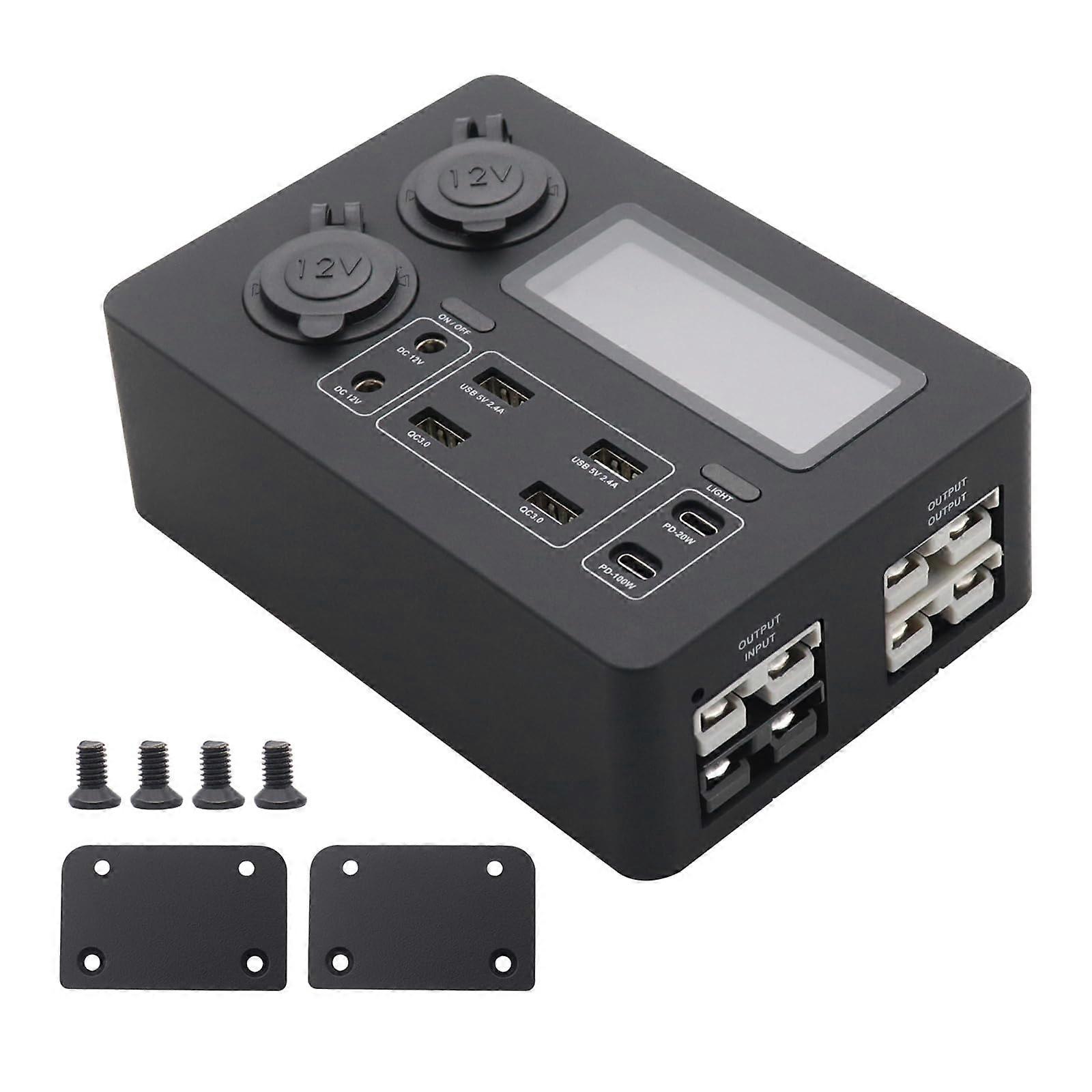 Intelligent Car USB Charging Hub With LED Light And Type C Port For Efficient Power Management In Emergency Situations Ref: 4530