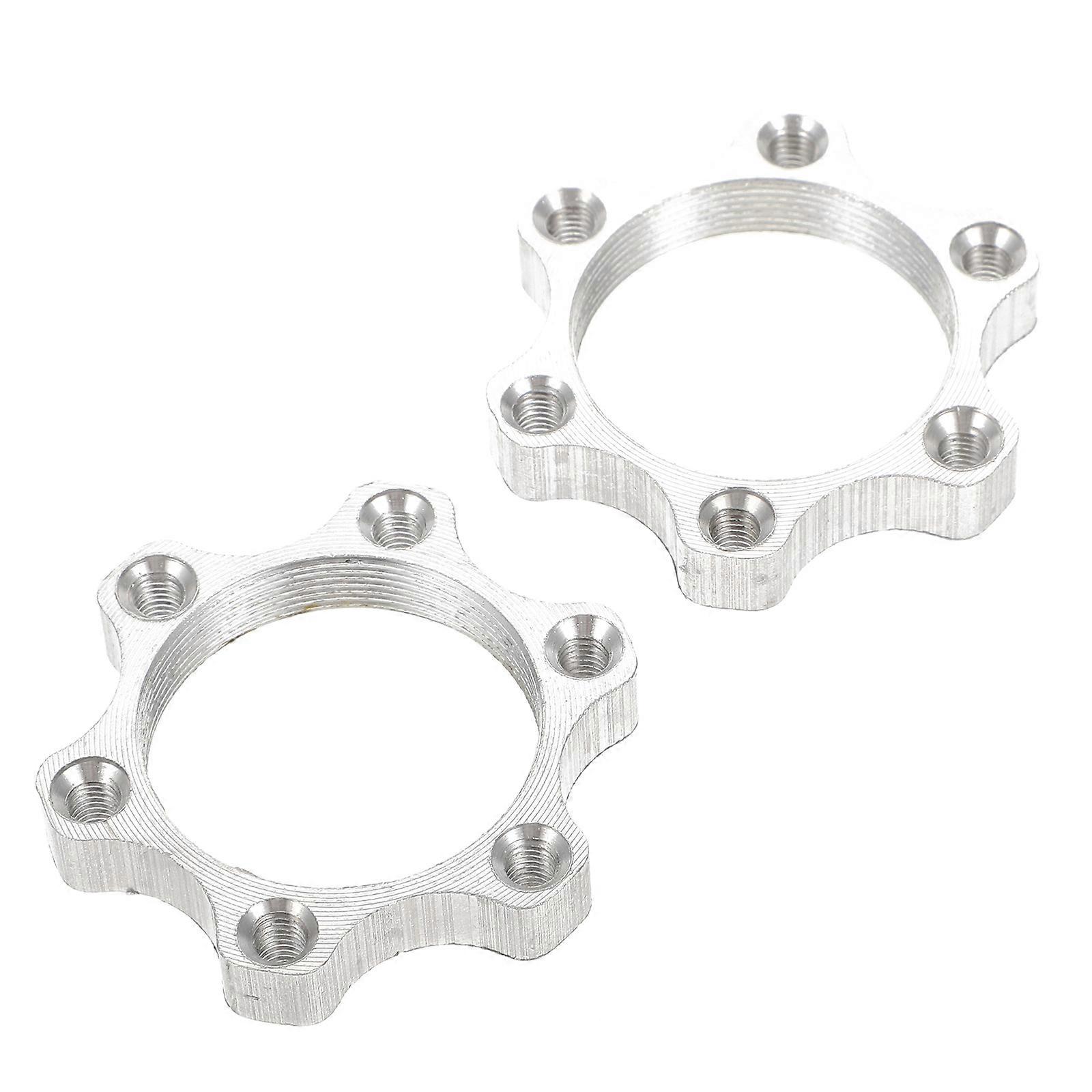 Bisiklet Hubları Disk Adaptörü Alüminyum Alaşımlı Bisiklet Yol Bisikleti Kilitleme 2 Adet