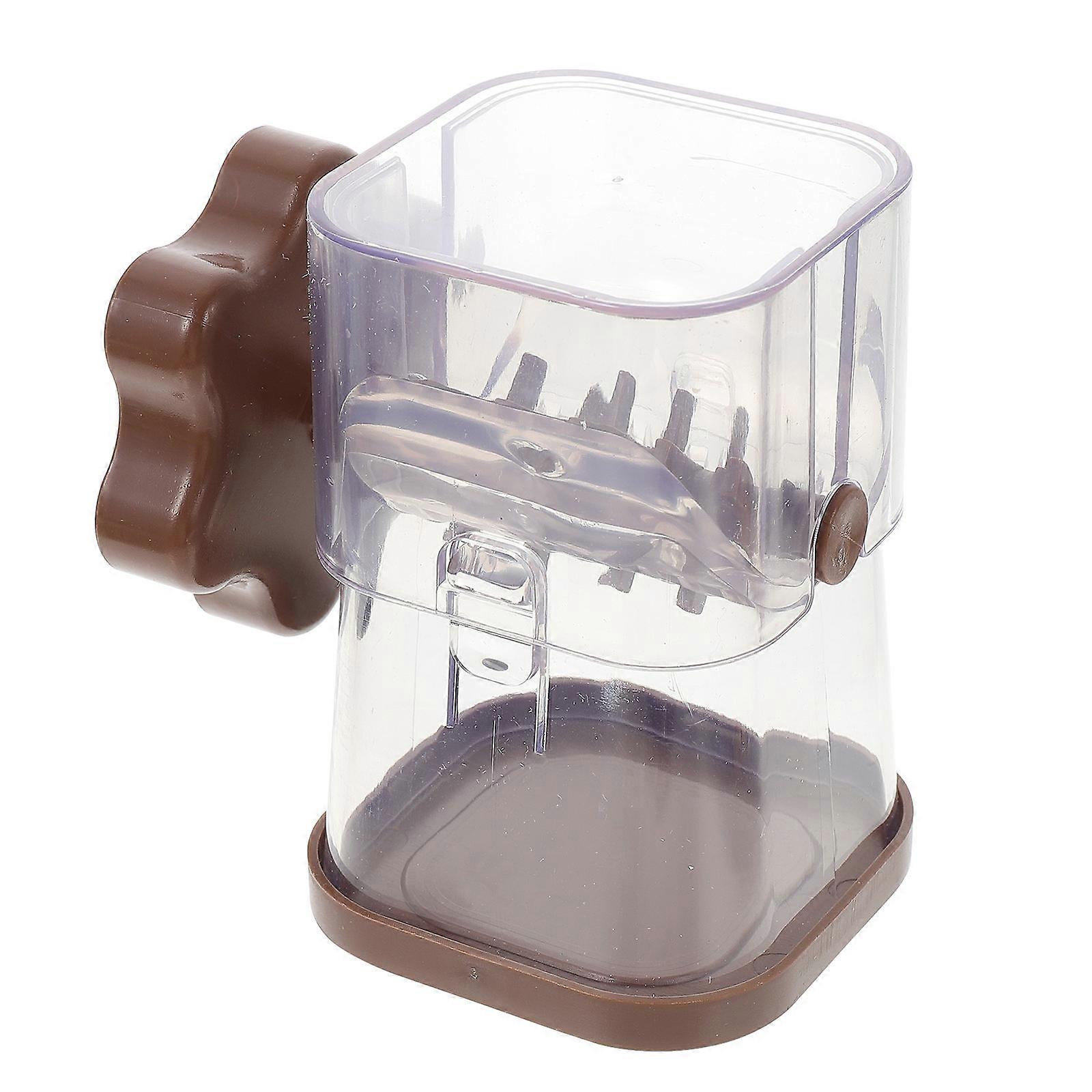 Practical Peanut Nuts Masher With Manual Operation For Kitchen Use In Coffee Color 1Pcs
