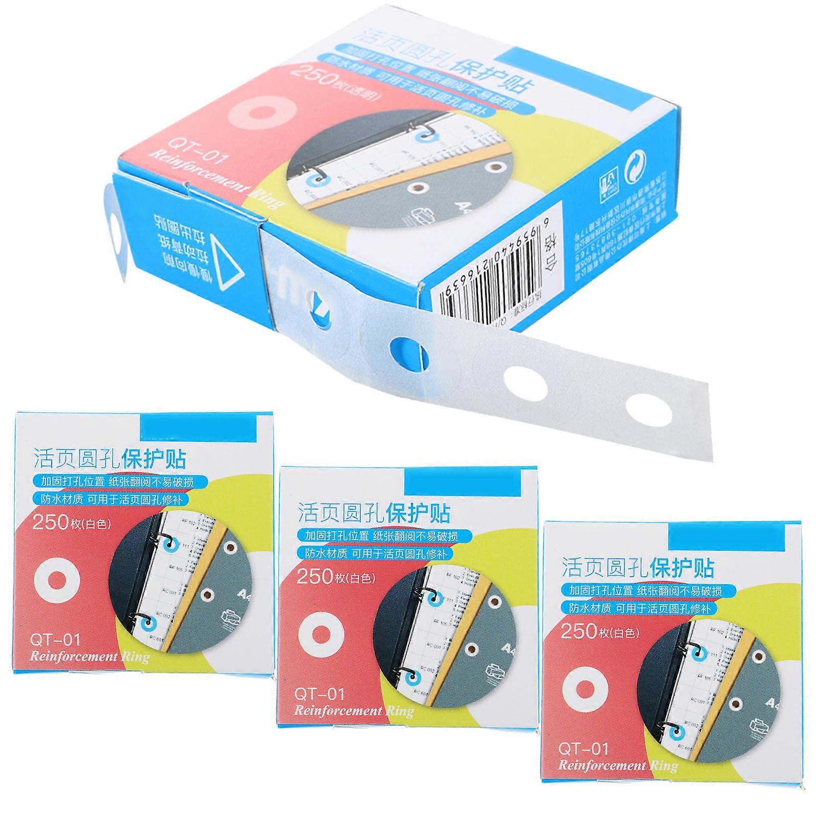 Repair Stickers For Hole Reinforcement In Paper Fabric Plastic 4 Packs Invisible Style For Home Office School