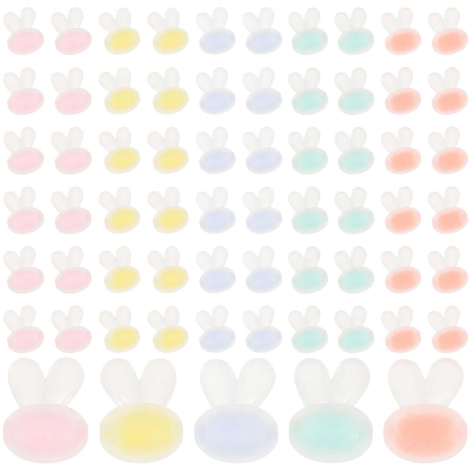 Bunny Beads Pendants 100Pcs Assorted Color Designed For Craft Enthusiasts Ideal For DIY Jewelry Projects