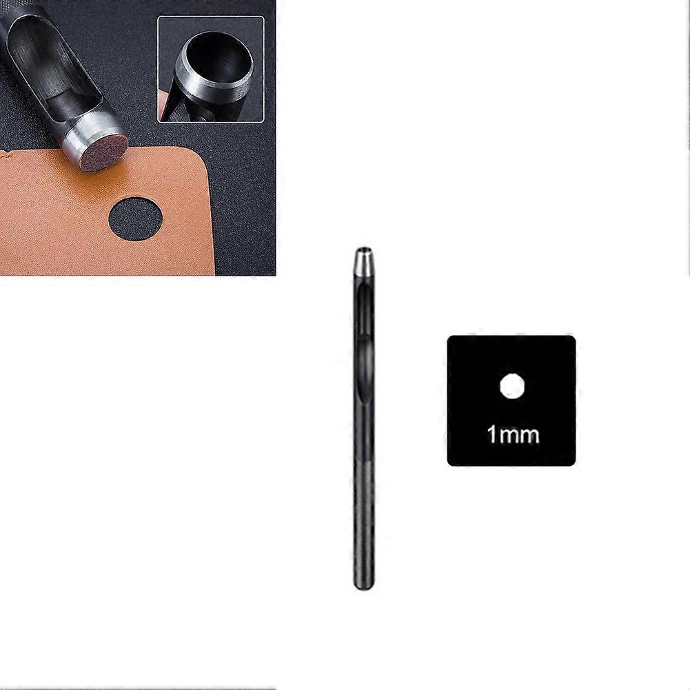 1Pc 1-10mm 1.5mm 2.5mm Round Carbon Steel Leather Craft Hole Punch Puncher Watch Belt Band For Falconry Crafts Modeling Hobbies