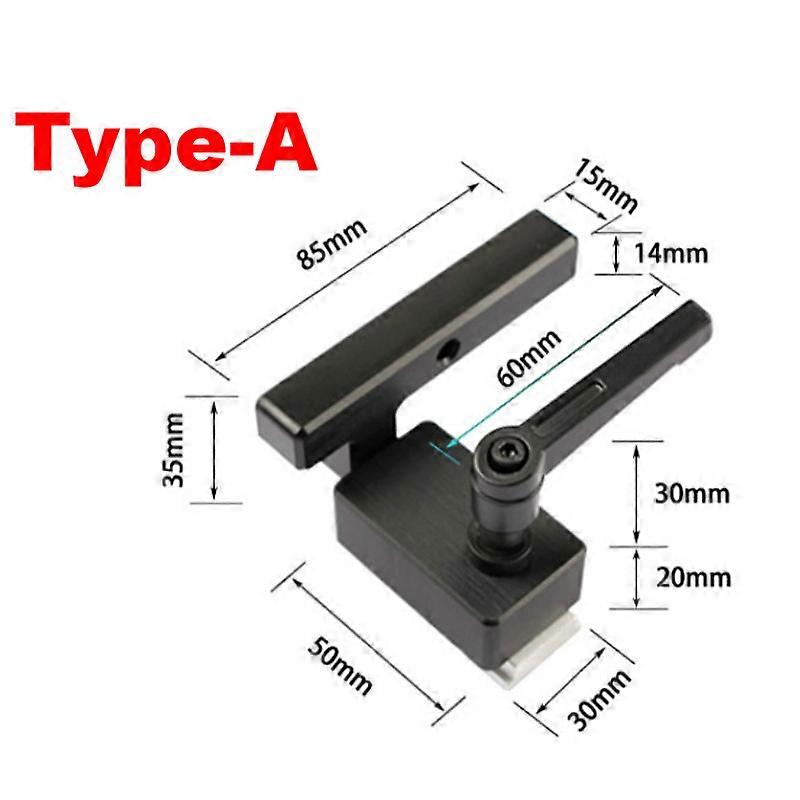 Aluminum Angle Bumper for T-tracks Grooves Woodworking DIY Woodworking Tools