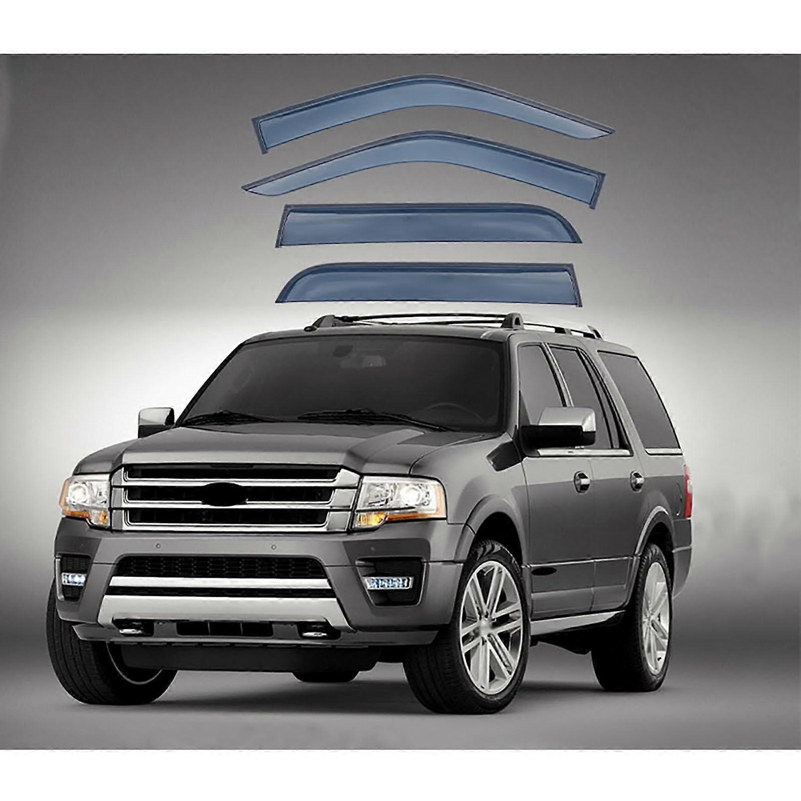 Ford Expedition MK3-U324 2007-2017 Window Deflectors, 4-Piece Weather Shields, Side Vent Visors, Custom Fit Accessory