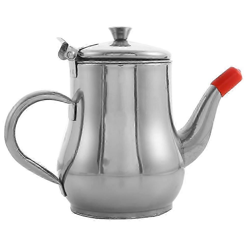 Cooking Oil Strainer and Storage Solution, Stainless Steel Construction