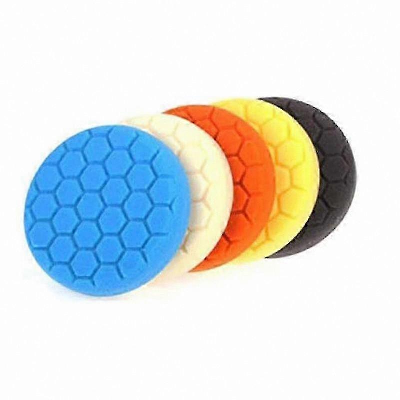 5-Pack Polisher Bonnets, 150mm Buffing Accessories for Surface Care